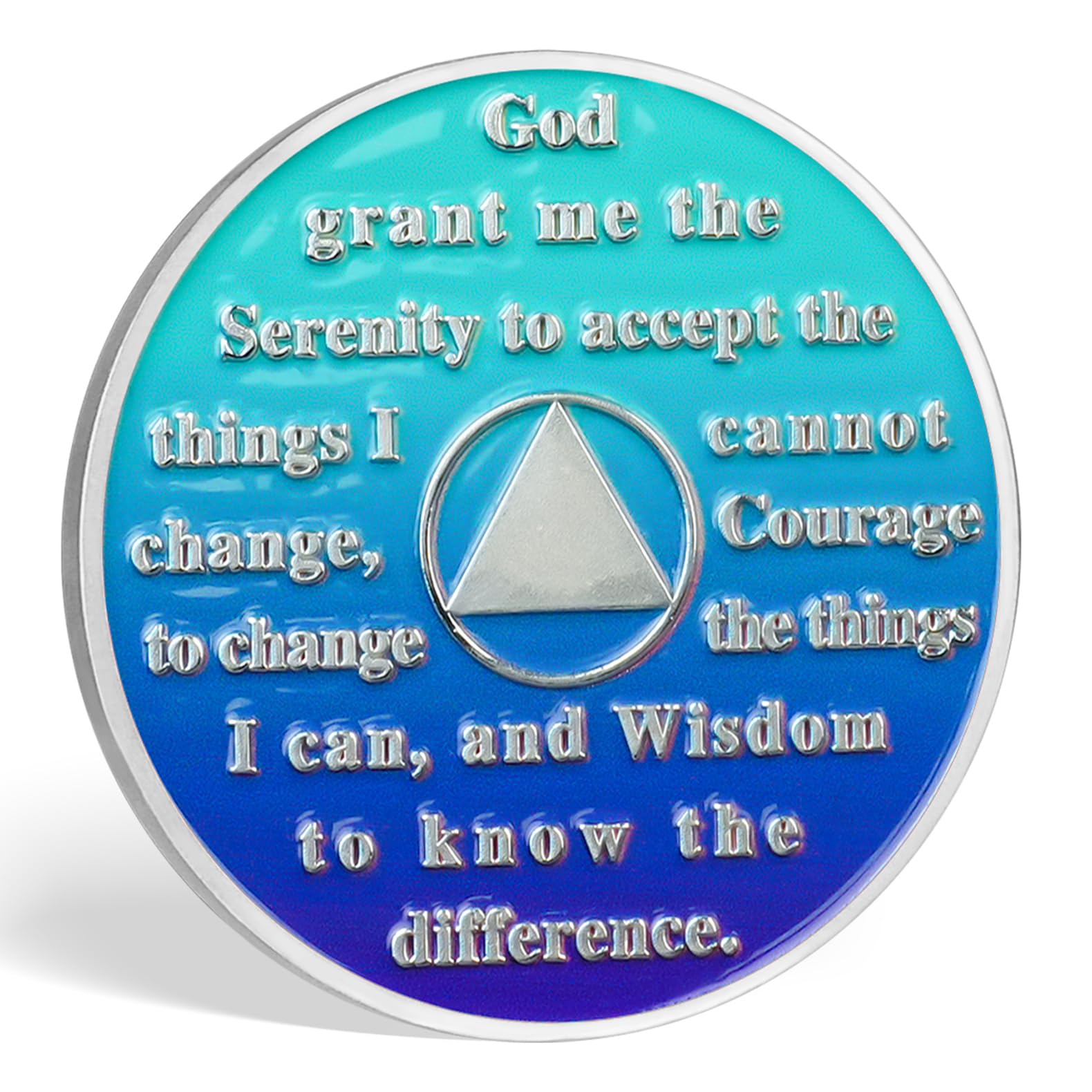 Butterfly Tree Design Serenity Prayer Recovery Coin mysite
