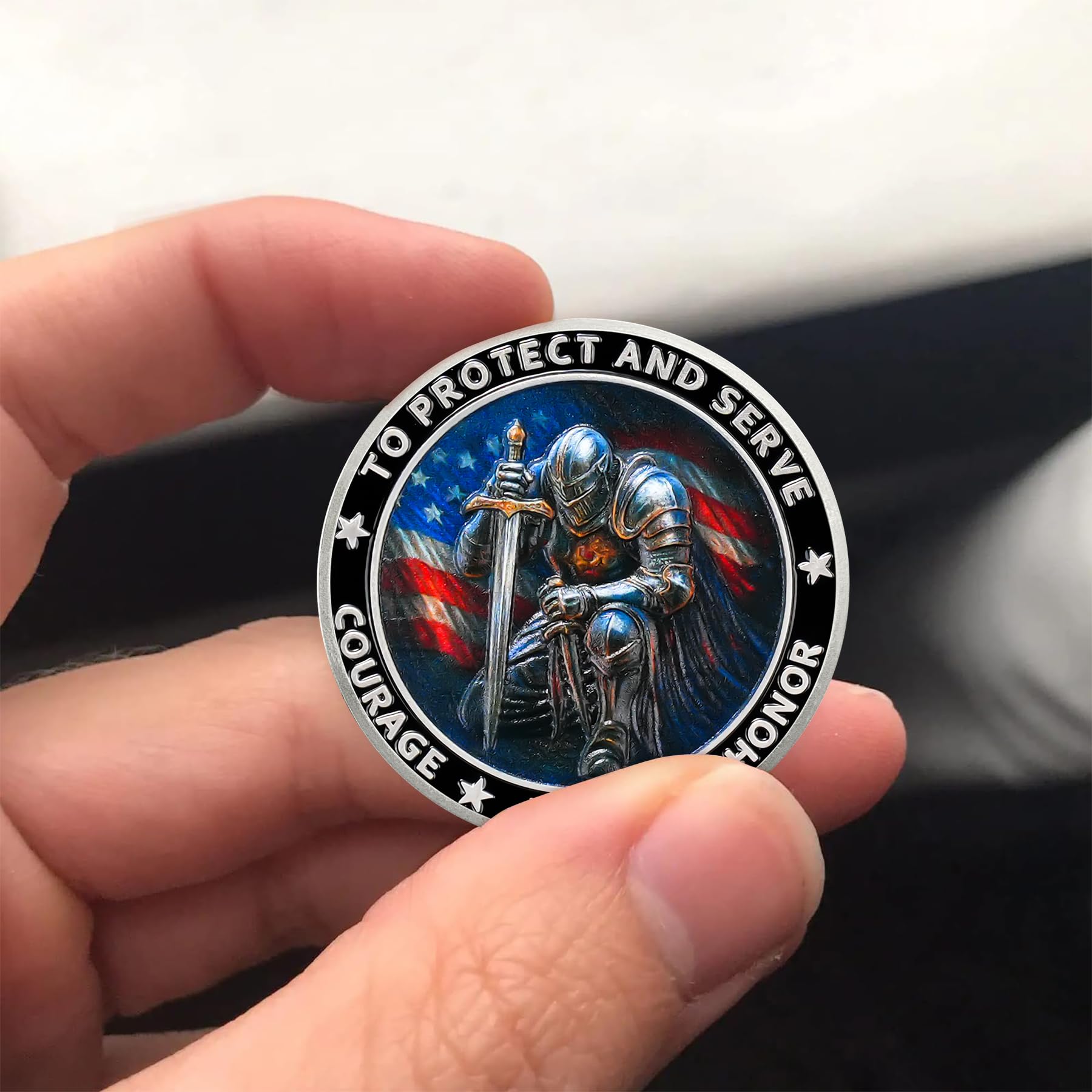 "Knights of Duty" Police Challenge Coin mysite