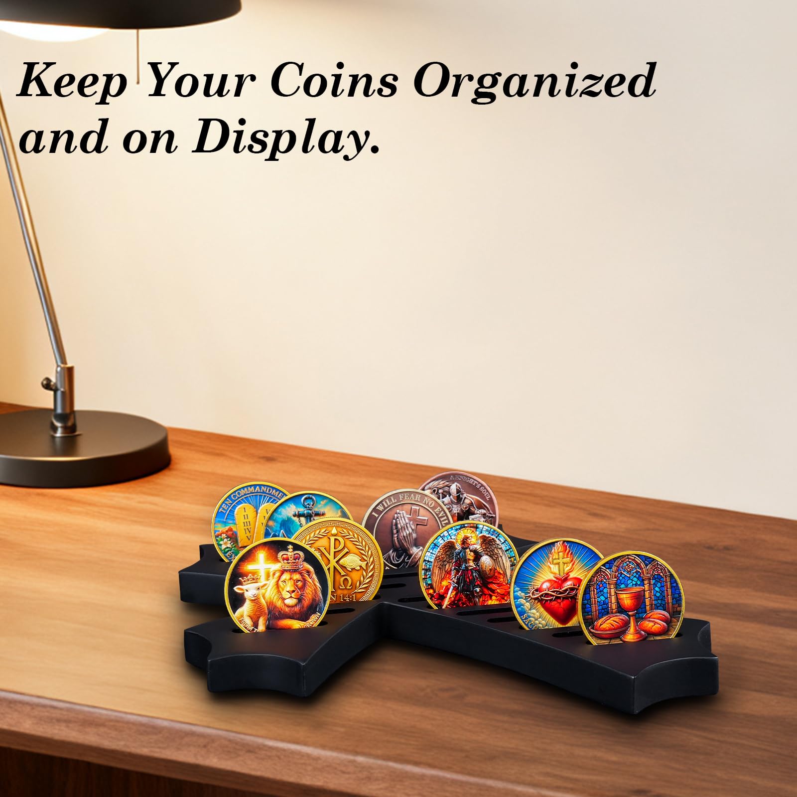 Chrisian Religious Challenge Coin Display Case Holder mysite
