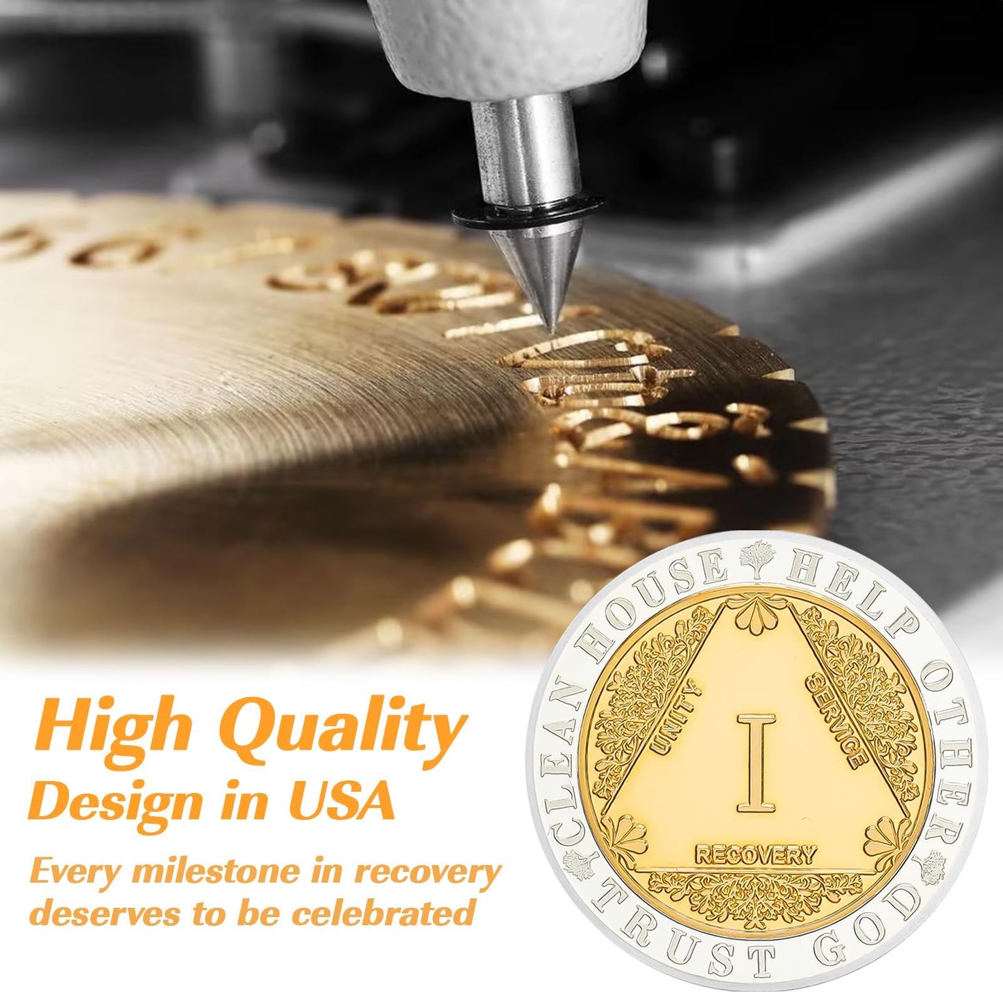 Recovery Golden Hope Sobriety Coin mysite