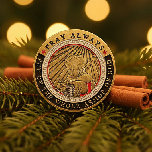 AtSKnSK Armor of God Challenge Coin Eph 6:13-17 mysite