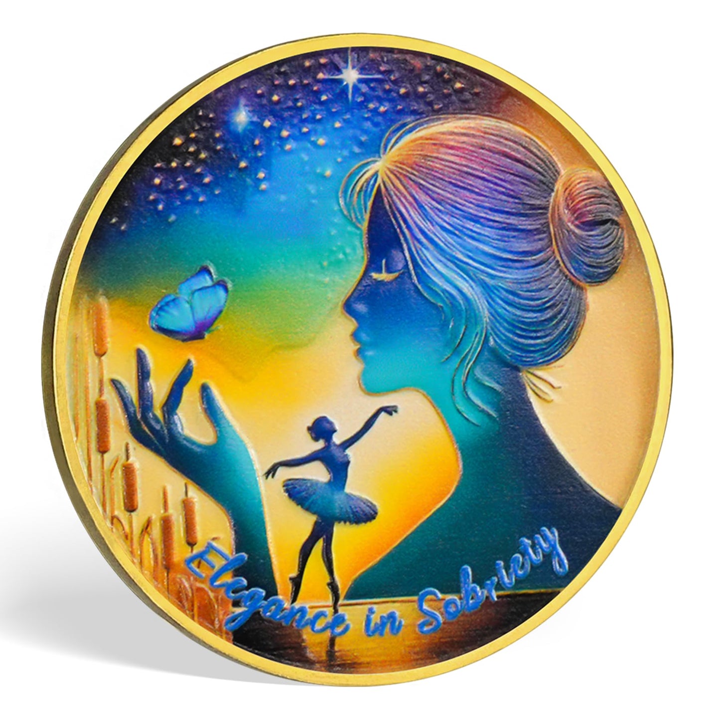 Elegance in Sobriety Coin for Women mysite