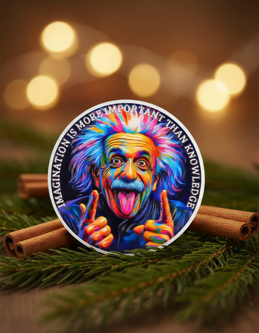 Albert Einstein Inspirational Coin mysite