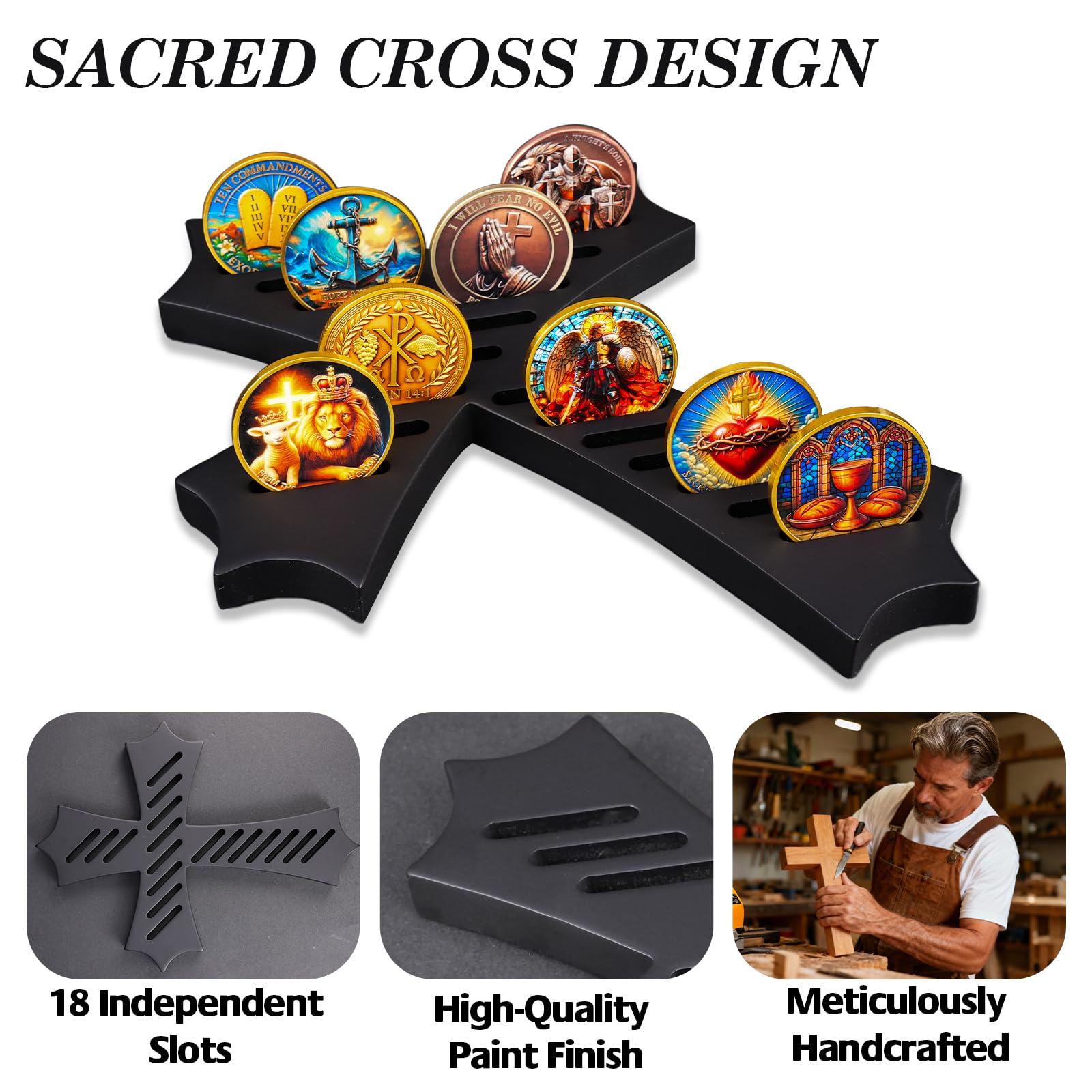 Chrisian Religious Challenge Coin Display Case Holder mysite