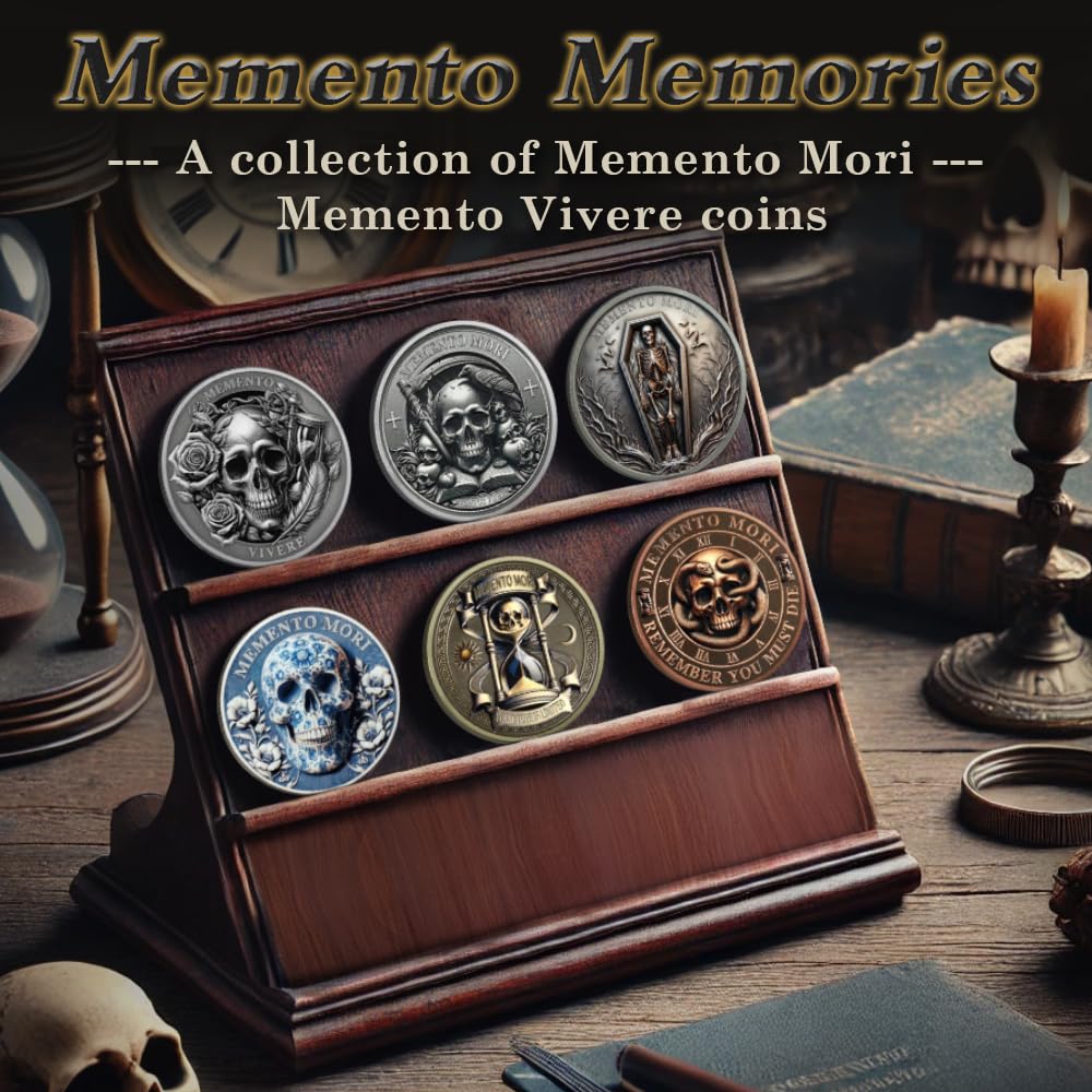 Stoic Reminder Memento Mori Coin Skull Challenge Coins mysite