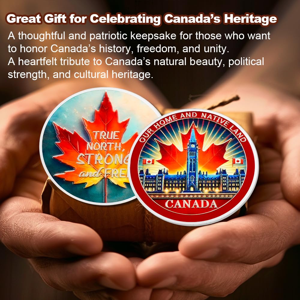 Canadian Parliament & Maple Leaf Challenge Coin mysite