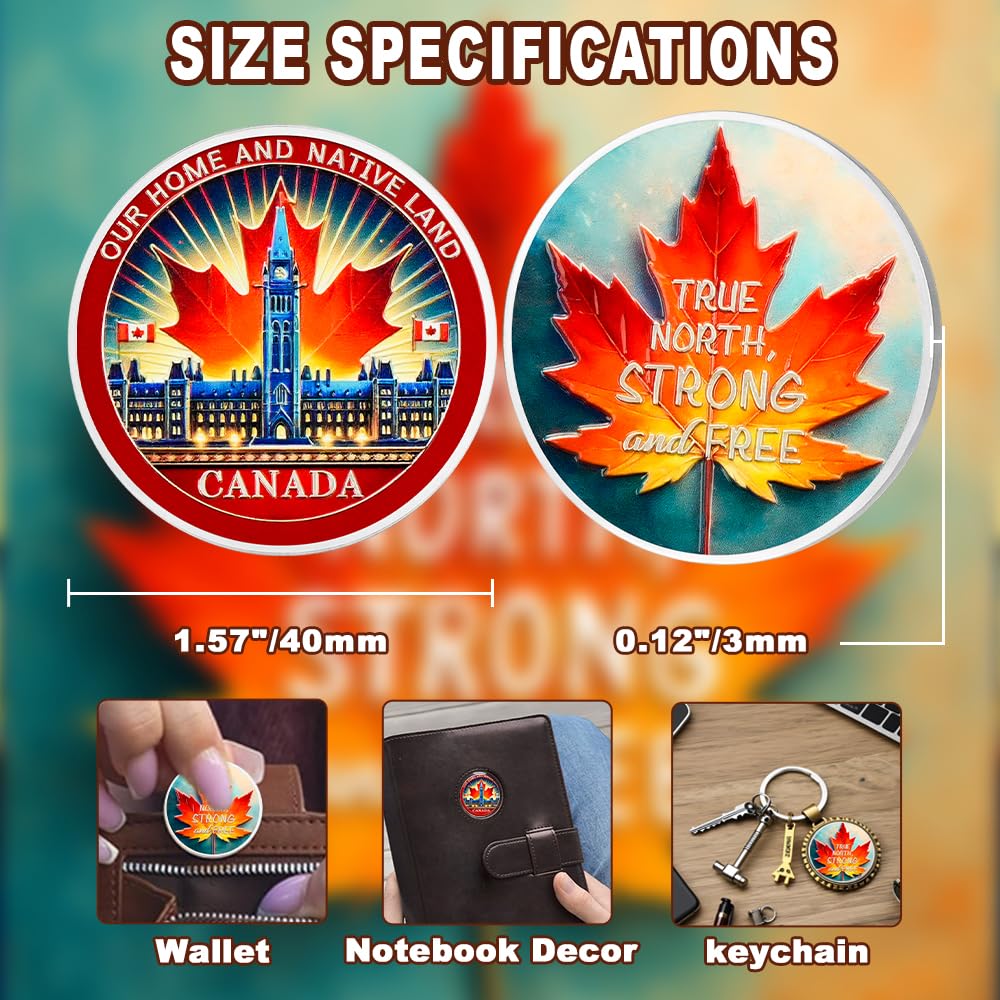 Canadian Parliament & Maple Leaf Challenge Coin mysite