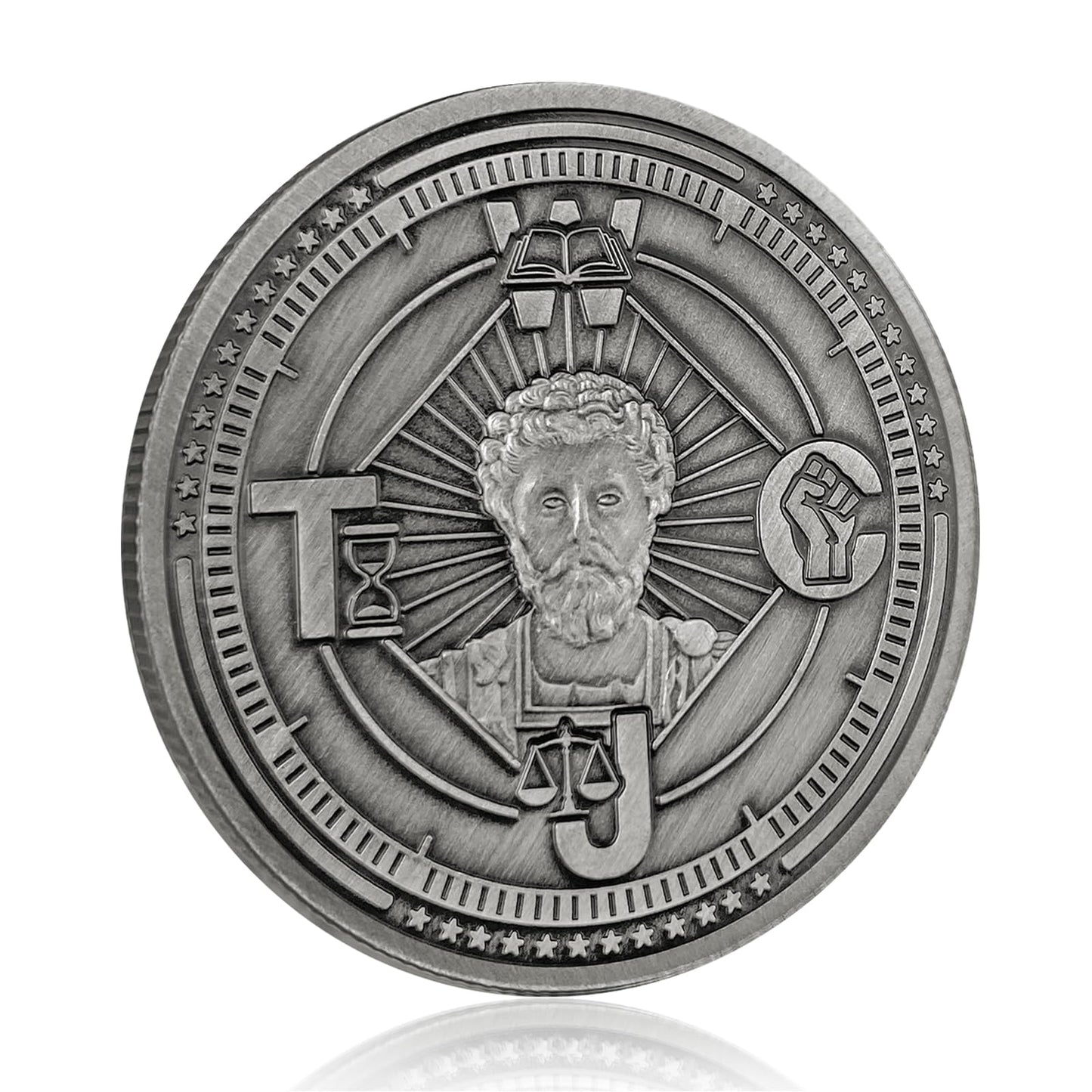 Cardinal virtues coin four virtues Stoic coin mysite