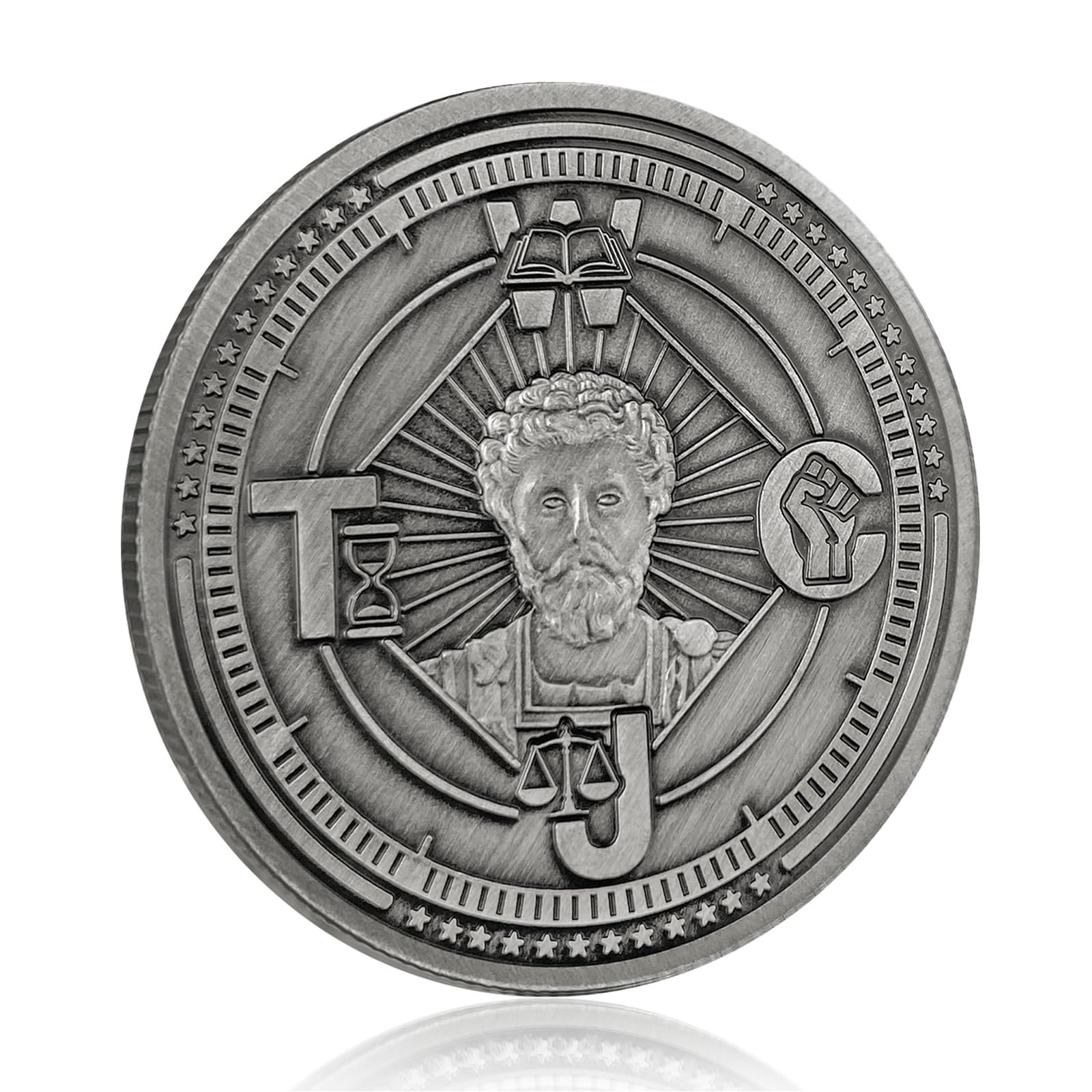 Cardinal virtues coin four virtues Stoic coin mysite