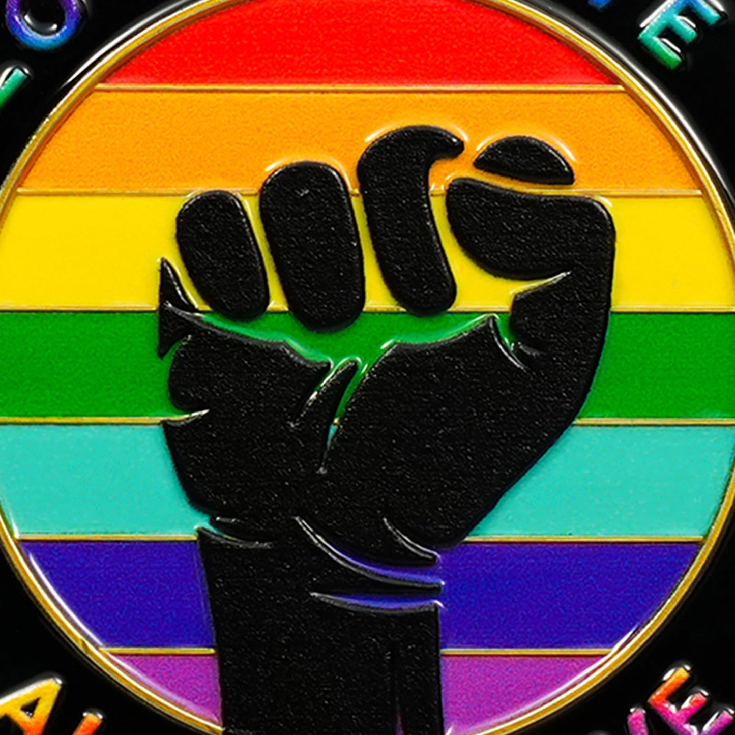 AtSKnSK Rainbow Sunflower Pride Challenge Coin, Love is Love LGBT Gifts mysite