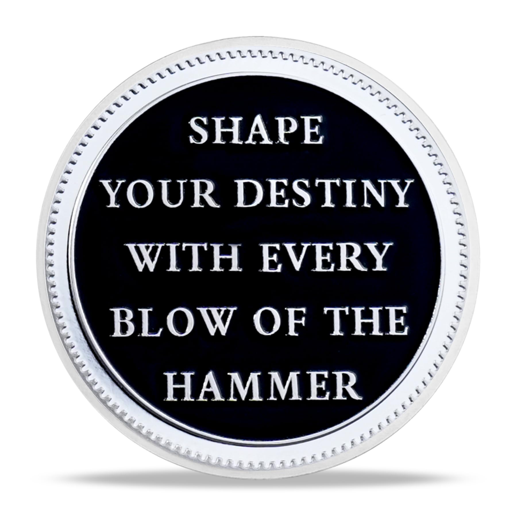 Blacksmith Hammering Forged in Fire Soberity Challenge Coin mysite