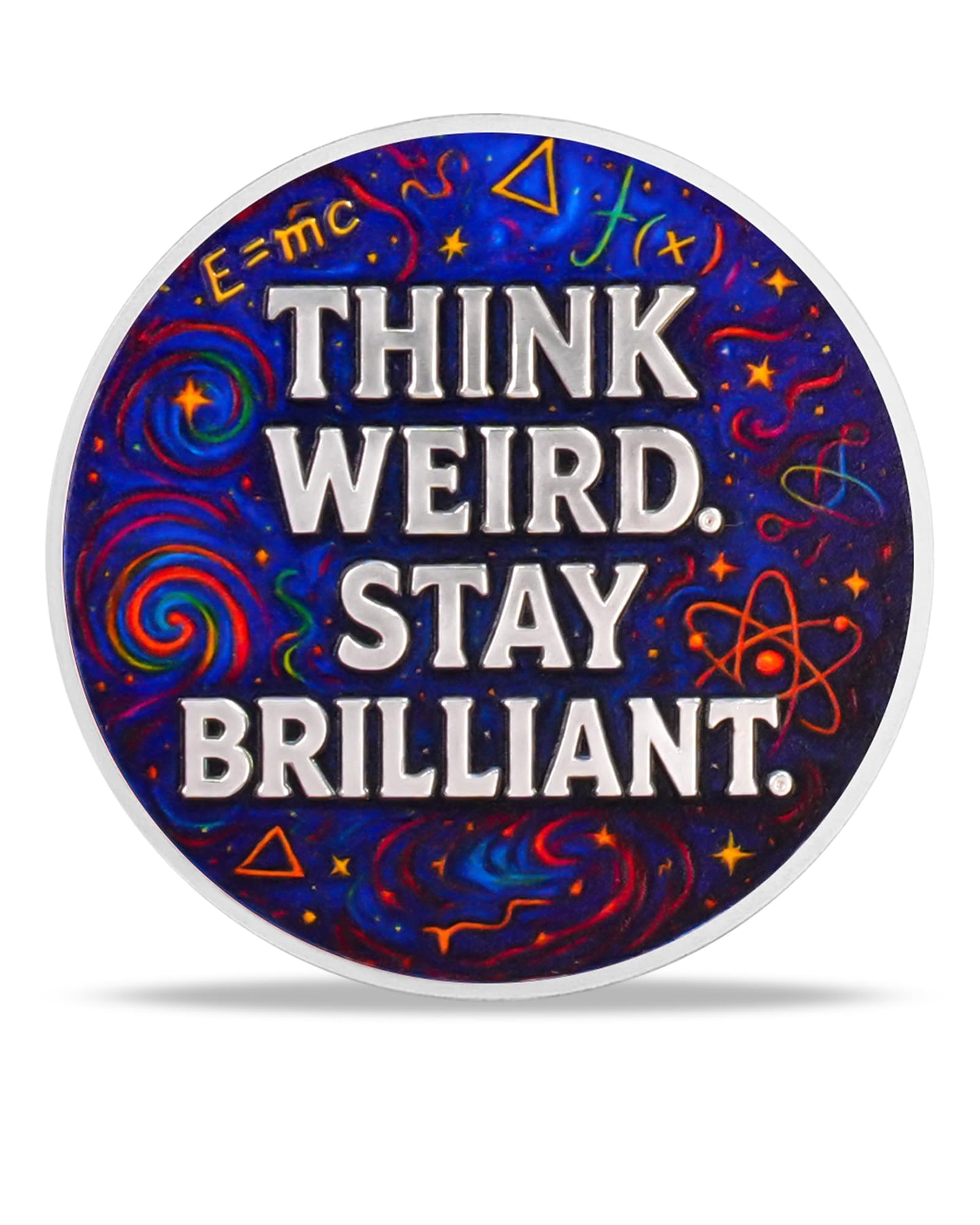 Albert Einstein Inspirational Coin mysite
