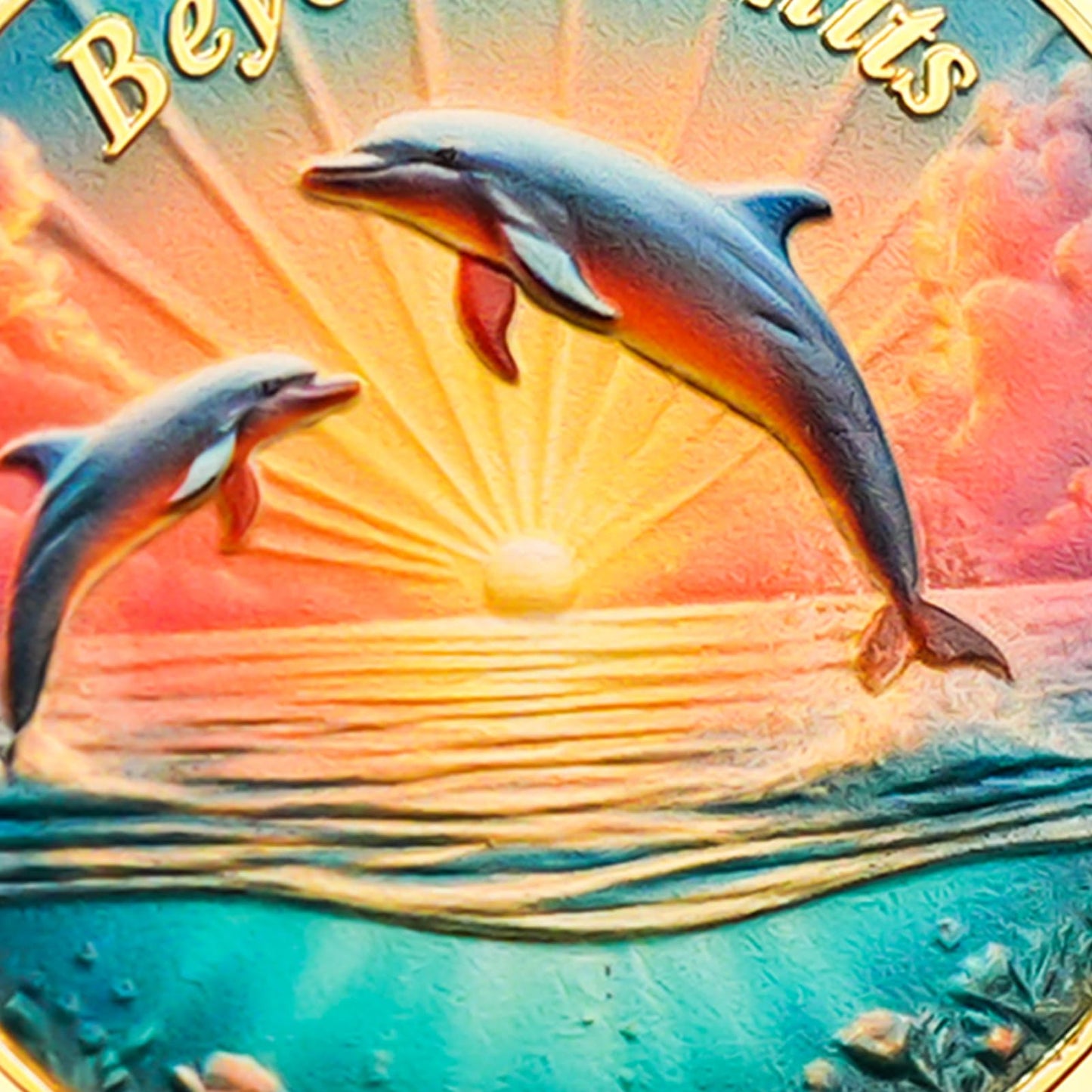 Beyond Limits Inspirational Dolphin Sobriety Recovery Coin mysite