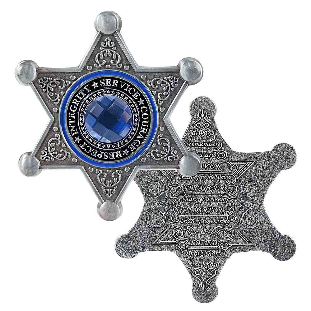 Sheriff Prayer Challenge Coin Police Officers Law Enforcement Gift mysite