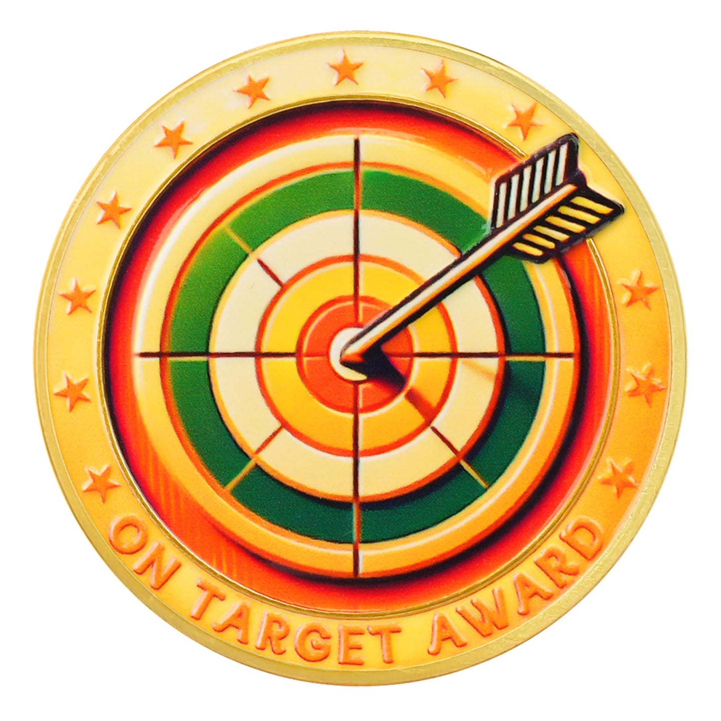 Freemasoner On Target Award Coin Excellence in Support Recognition Coin mysite