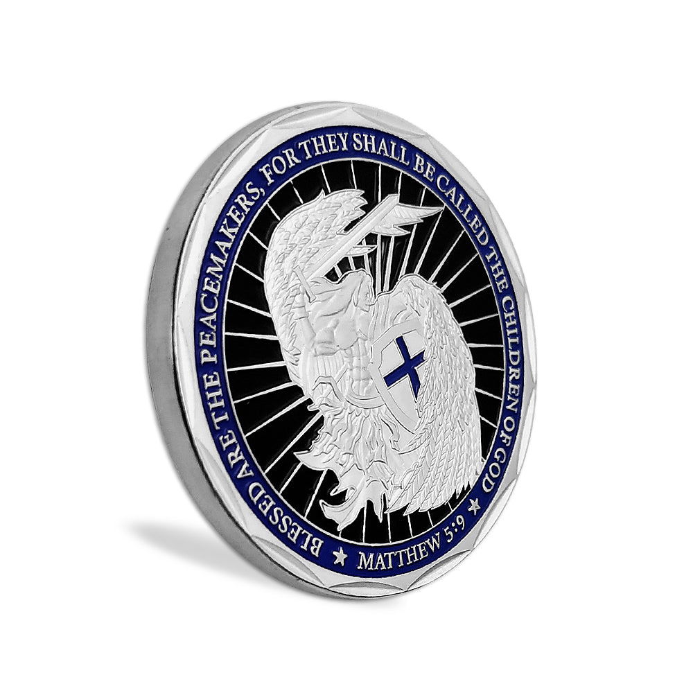 5 Pcs Guardian Angel Police Challenge Coin Gift Set mysite