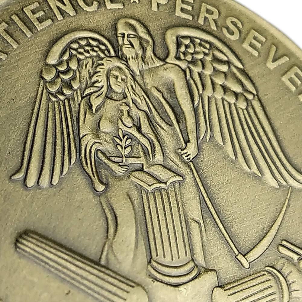 Masonic Challenge Coin With Guardian Angel Master Freemason Member Gift mysite