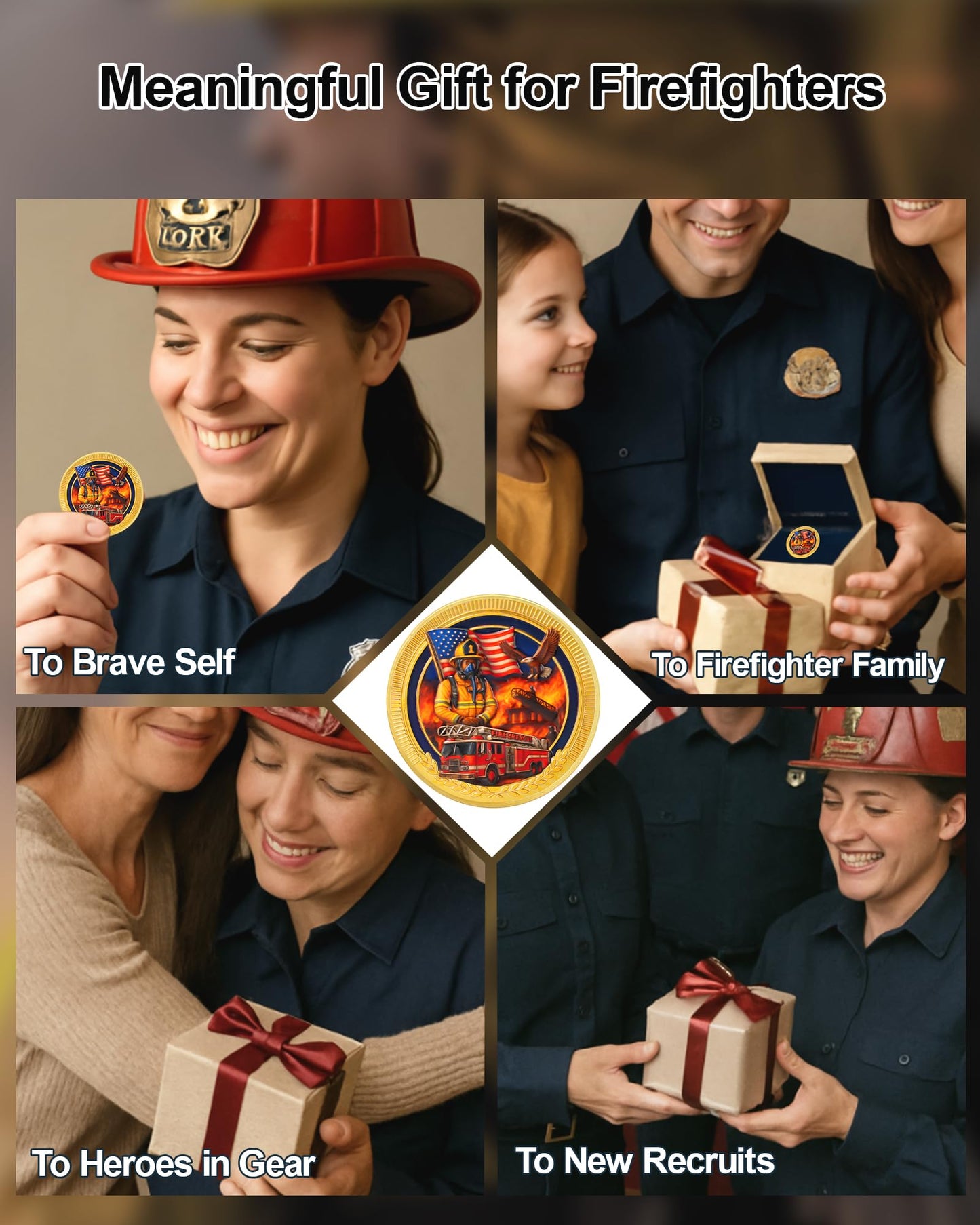 Firefighter Courage Commitment Challenge Coin mysite
