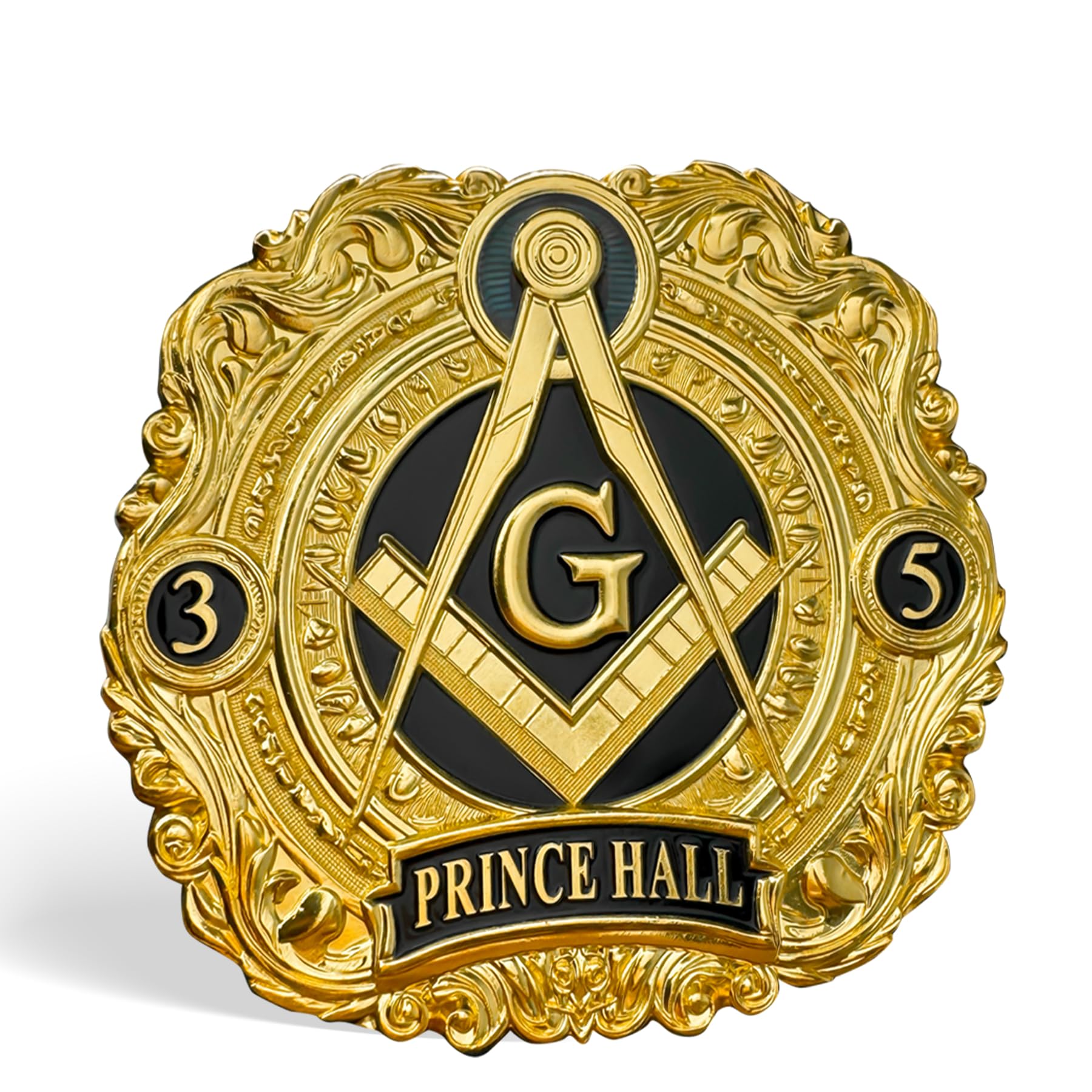 Masonic Car Emblem Freemason Metal Auto Decal (3-5 Masonic) mysite