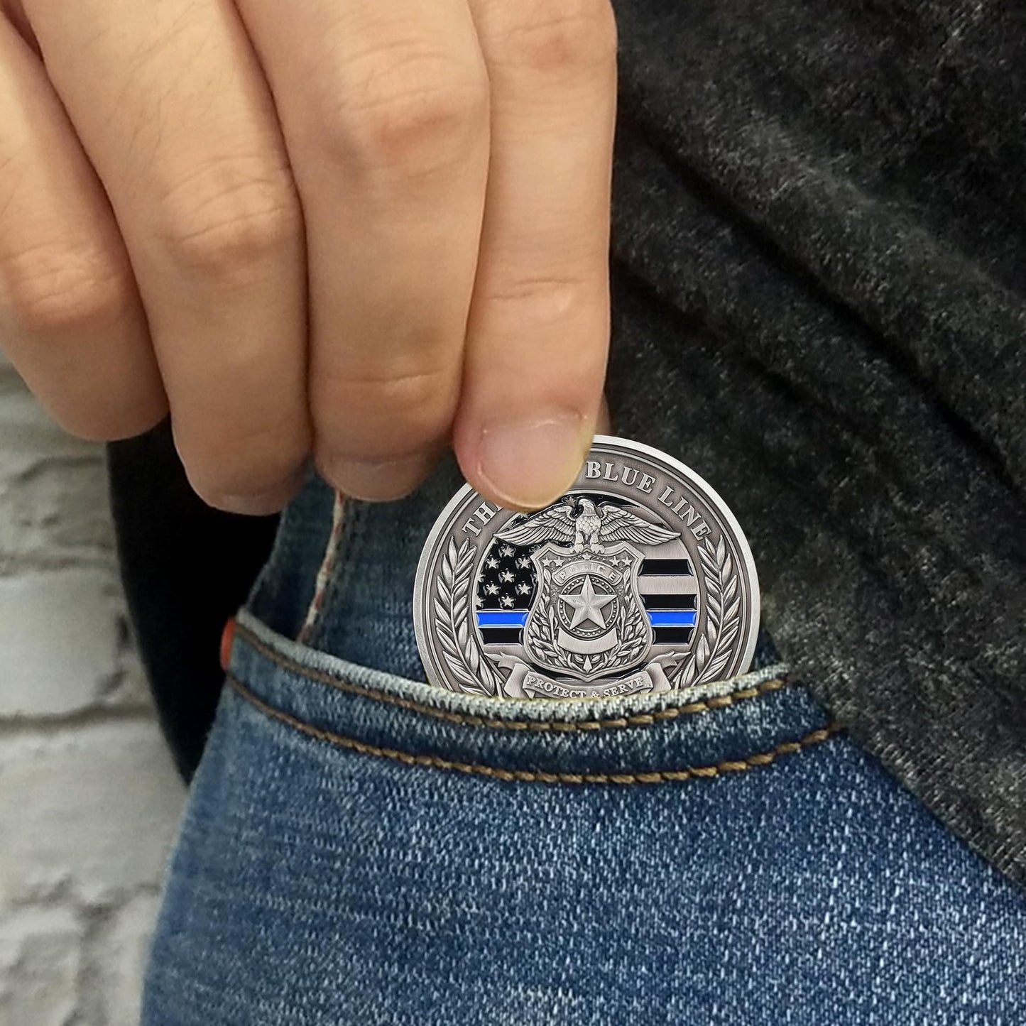 "Knights of Duty" Police Challenge Coin mysite