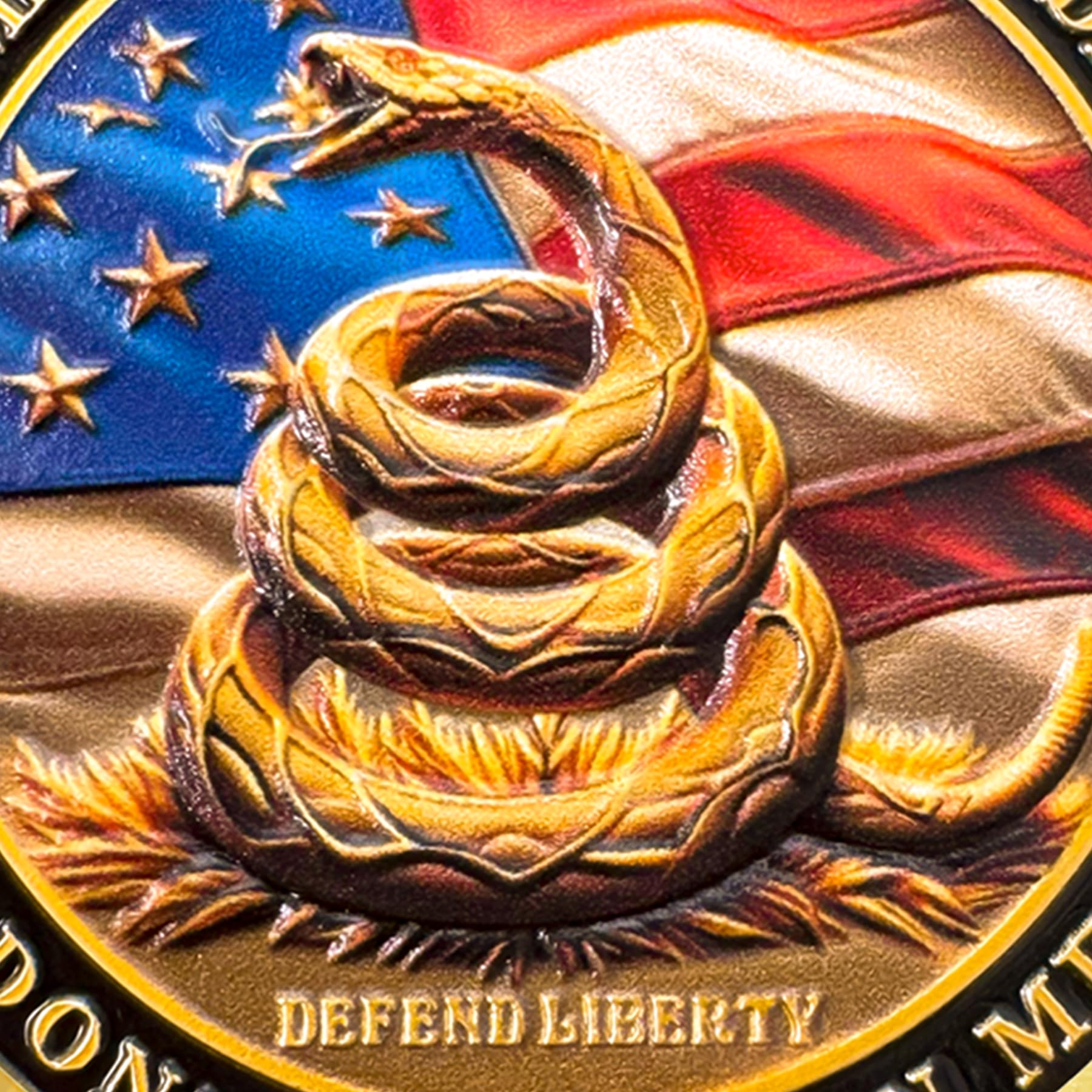 Patriotic Military Challenge Coin mysite