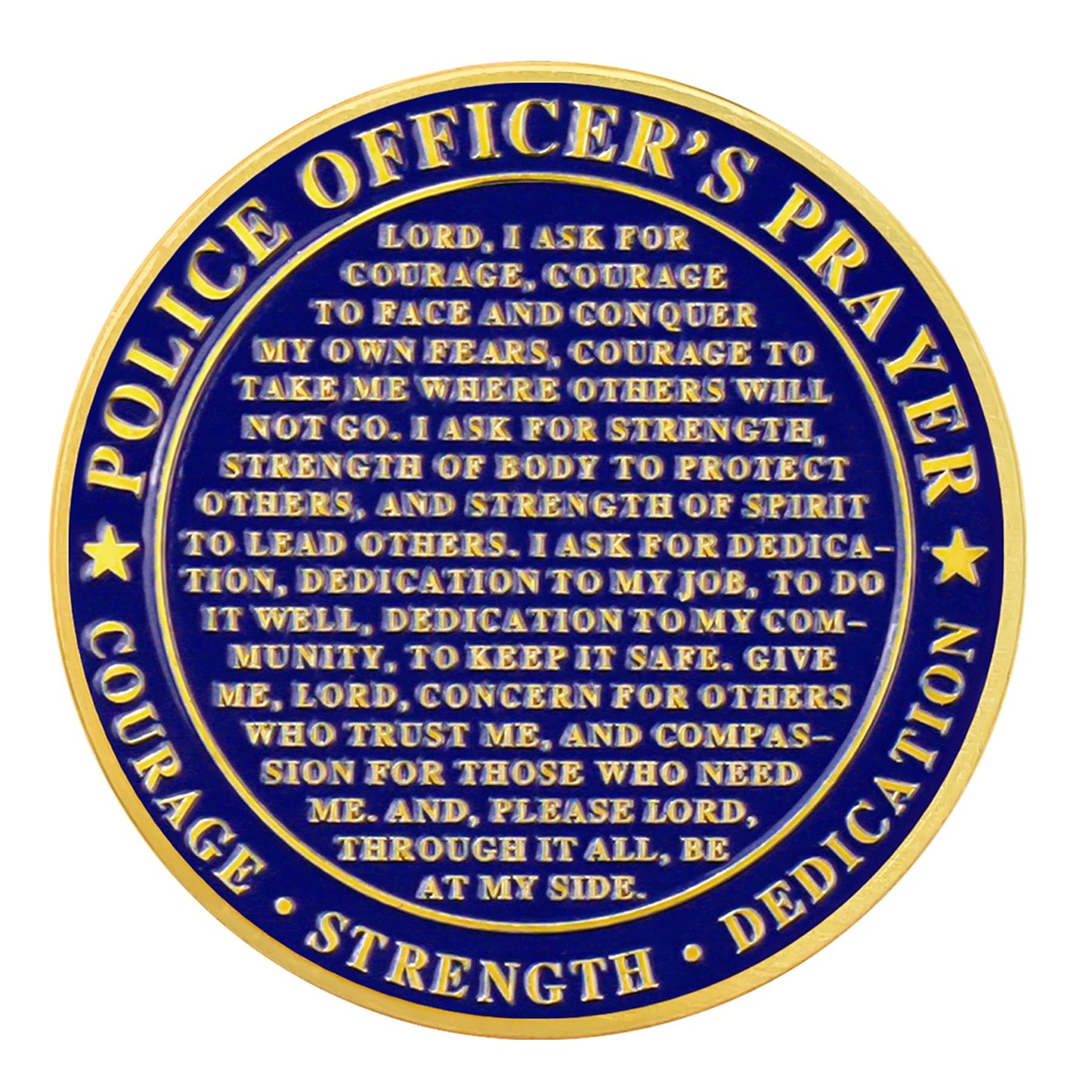 Female Police Officer's Back View Challenge Coin mysite