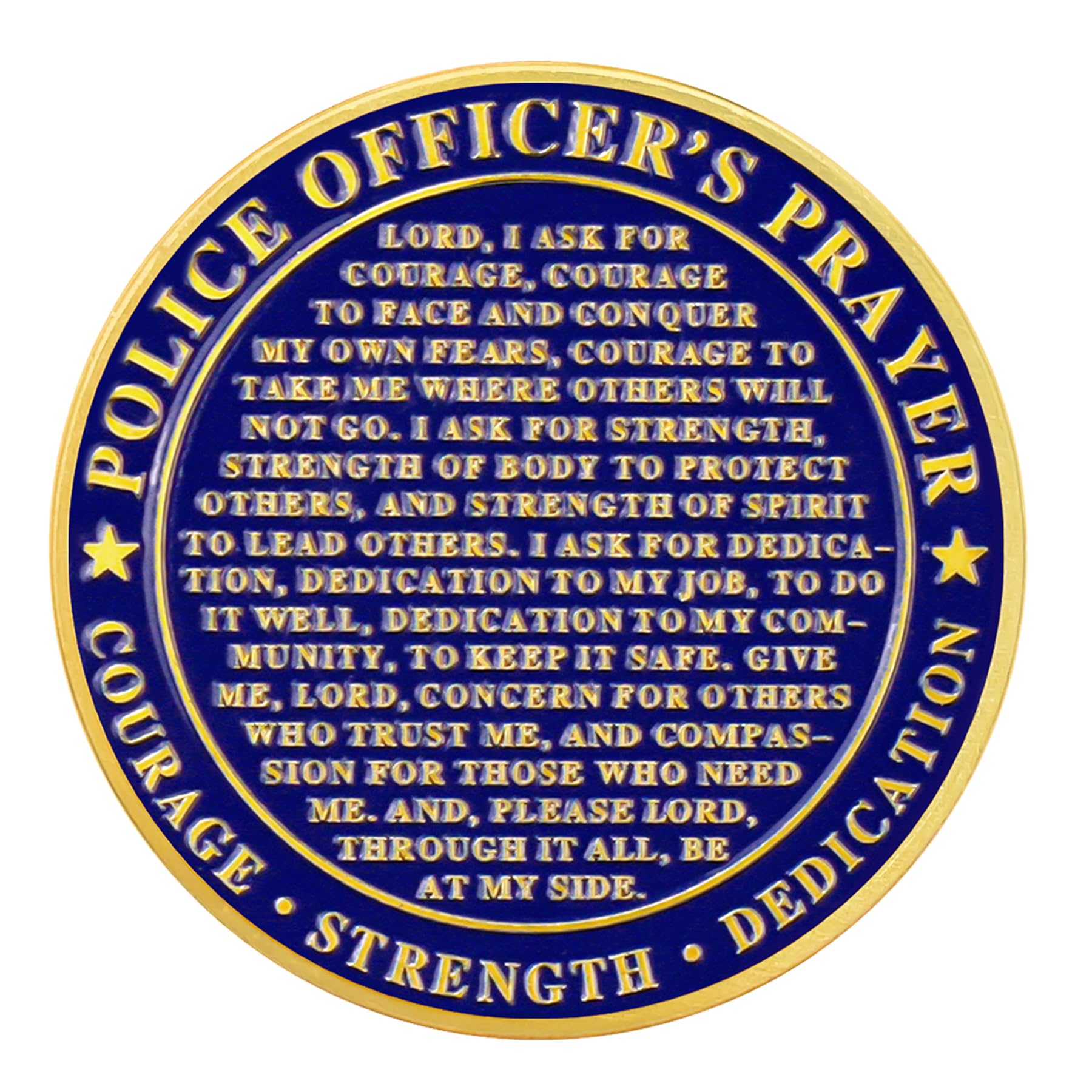 Female Police Officer's Back View Challenge Coin mysite