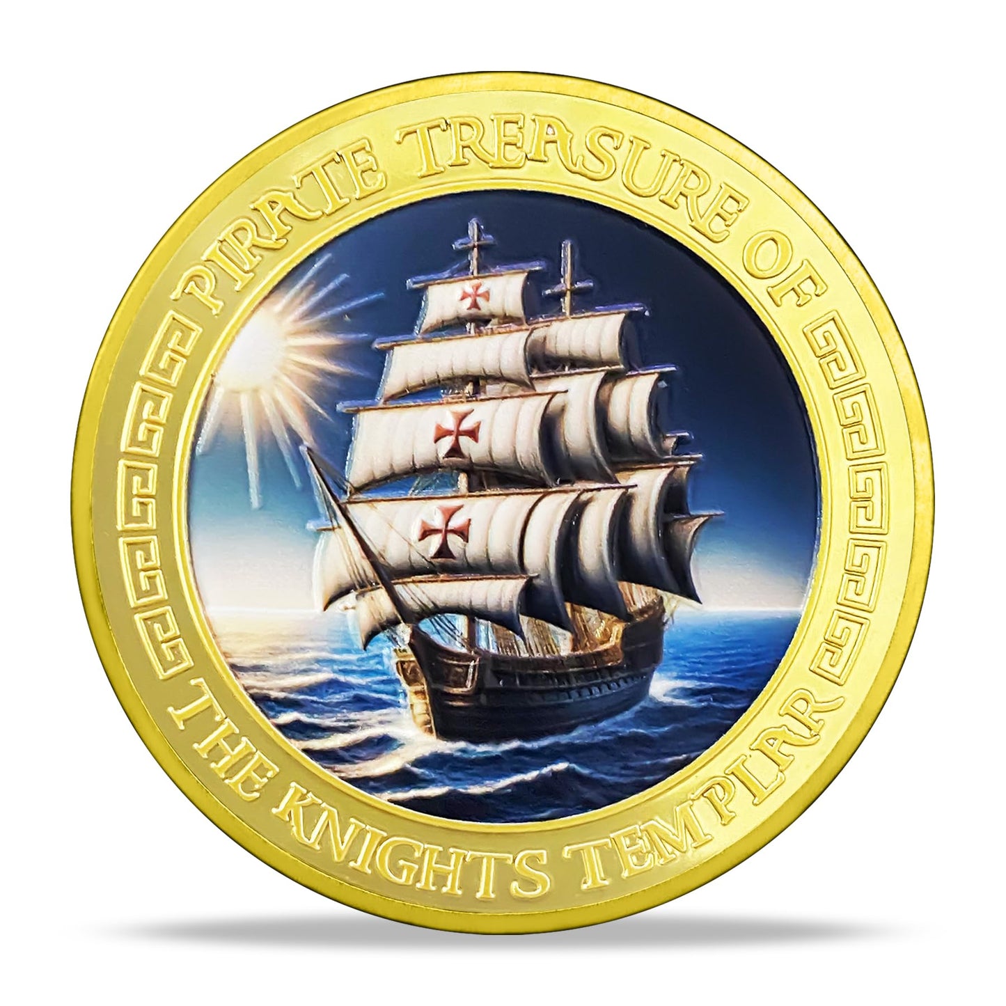 Knights Templar Challenge Coin (Pirate) mysite