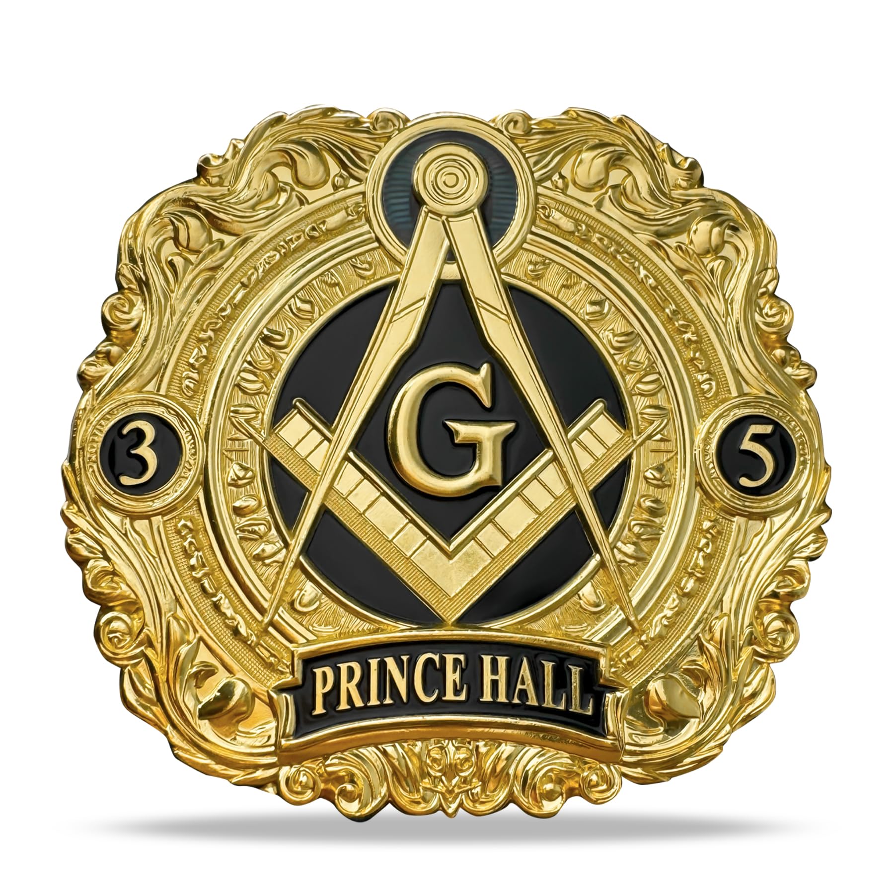 Masonic Car Emblem Freemason Metal Auto Decal (3-5 Masonic) mysite