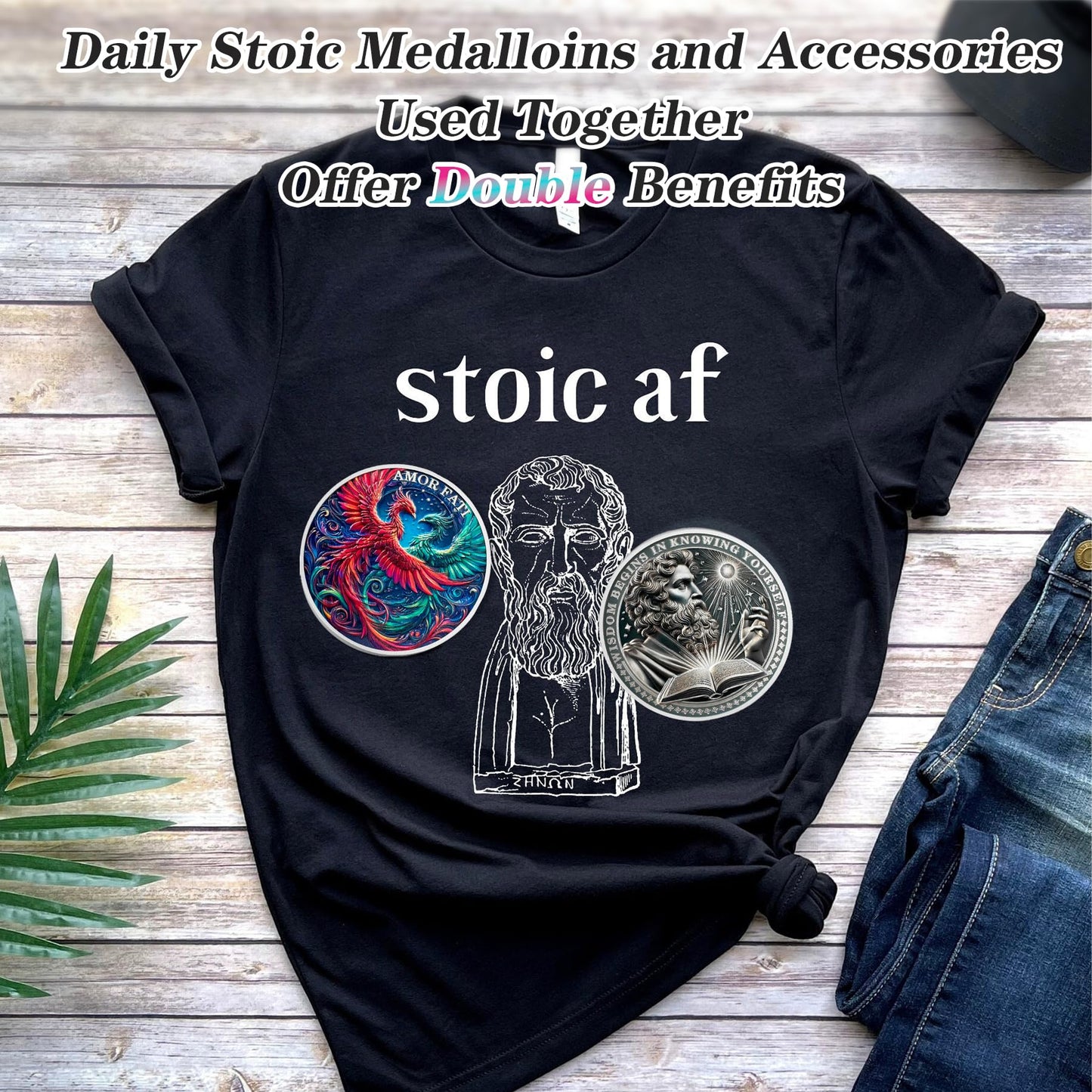 Amor Fati Phoenix Stoic Marcus Aurelius Roman Cardinal Virtues Memento Mori Challenge Coin mysite