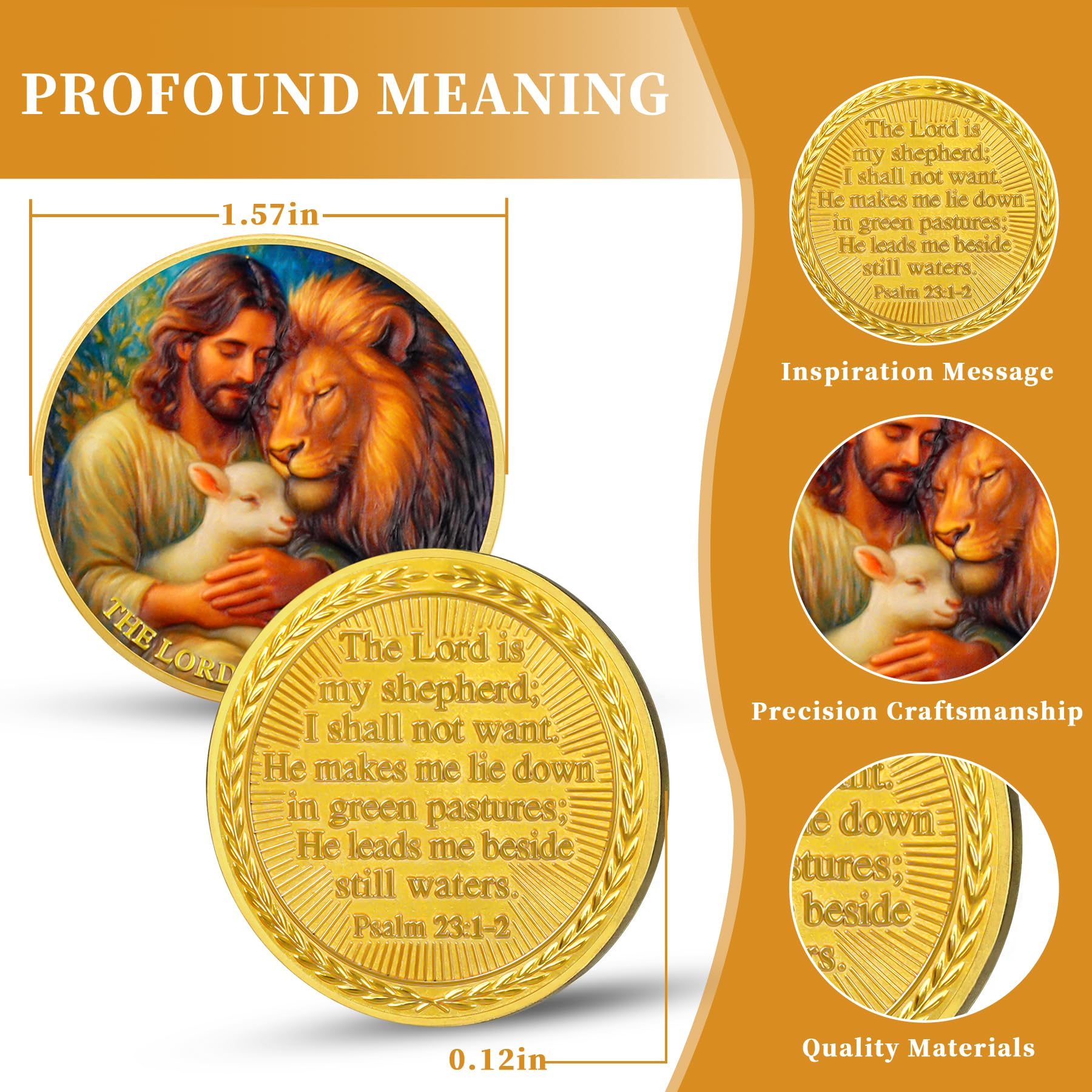 Jesus Shepherd’s Christian Challenge Coin mysite