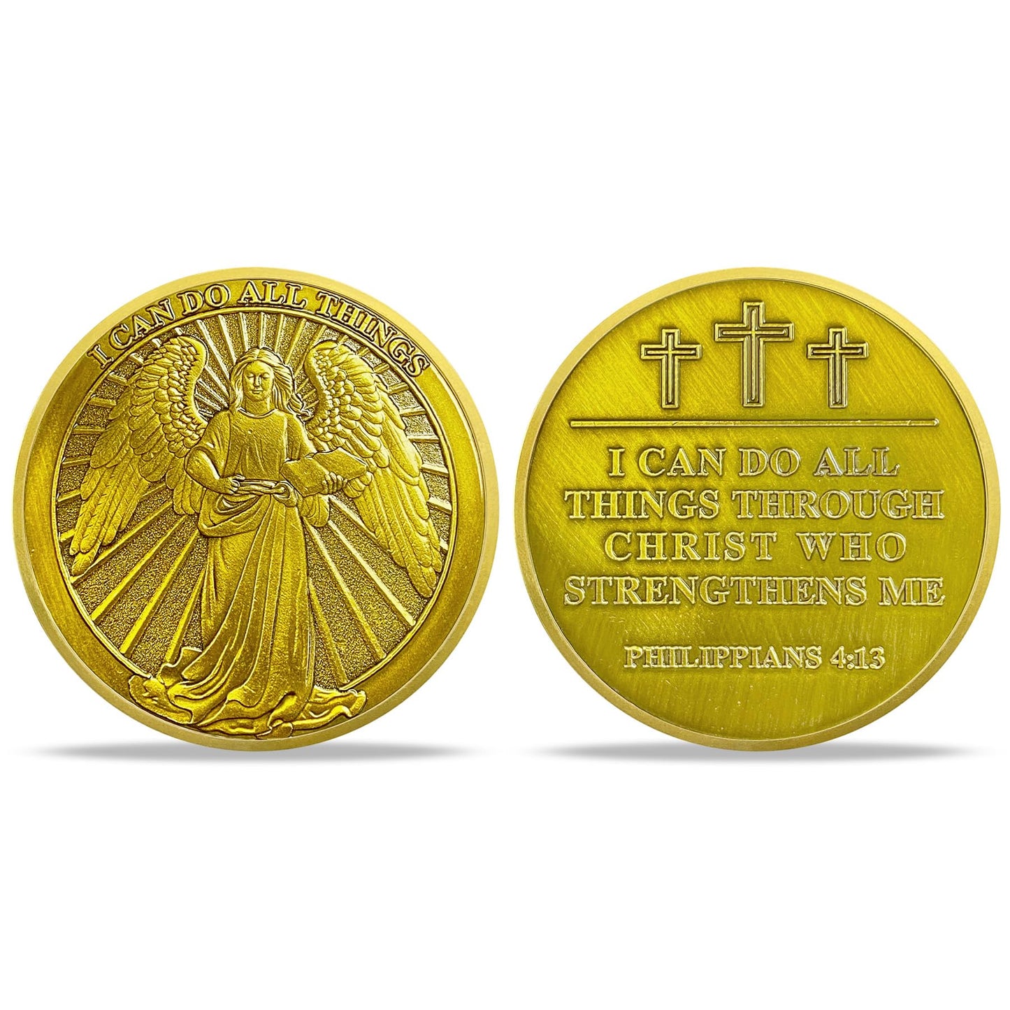 Christian Angel Radiance Religious Challenge Coin mysite