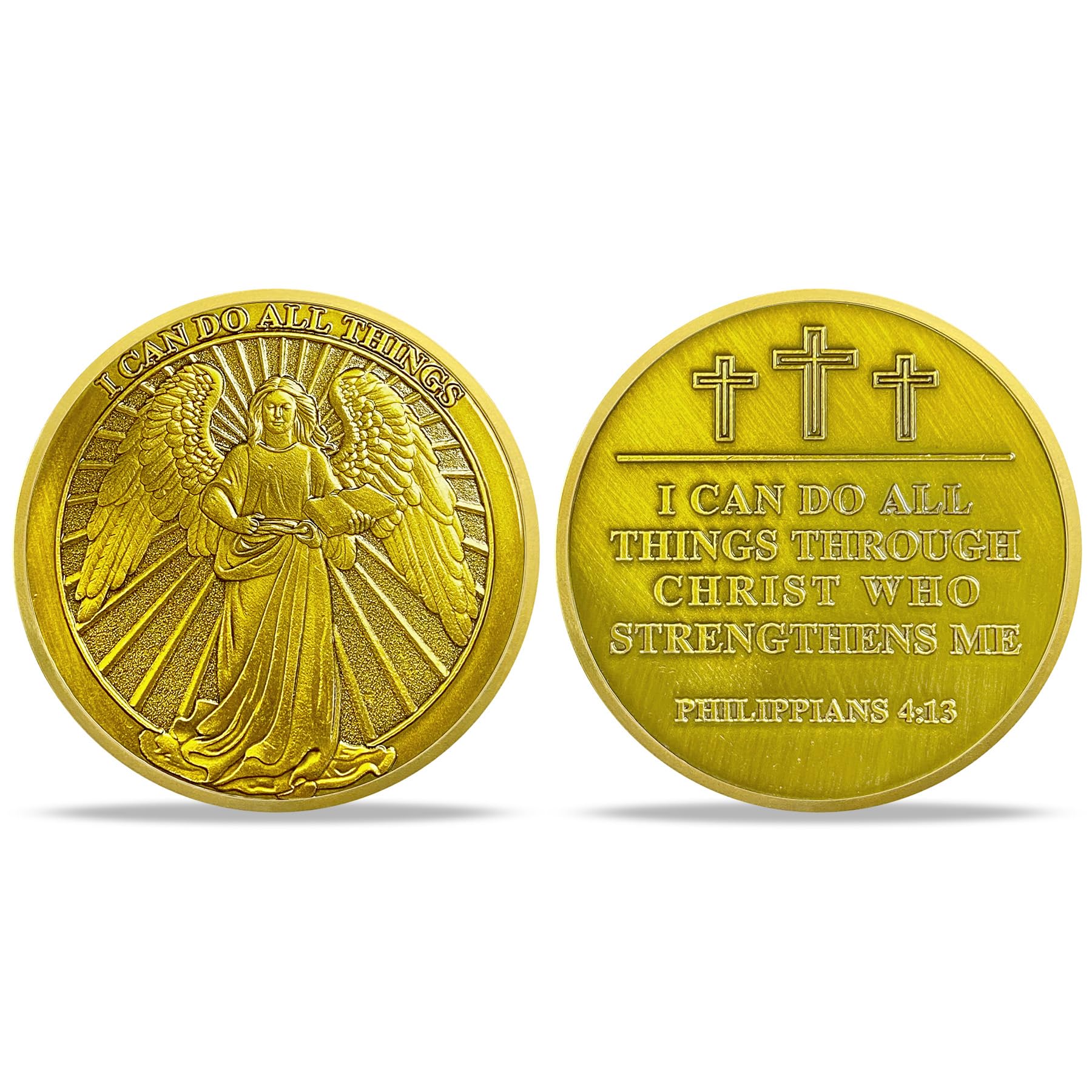 Christian Angel Radiance Religious Challenge Coin mysite
