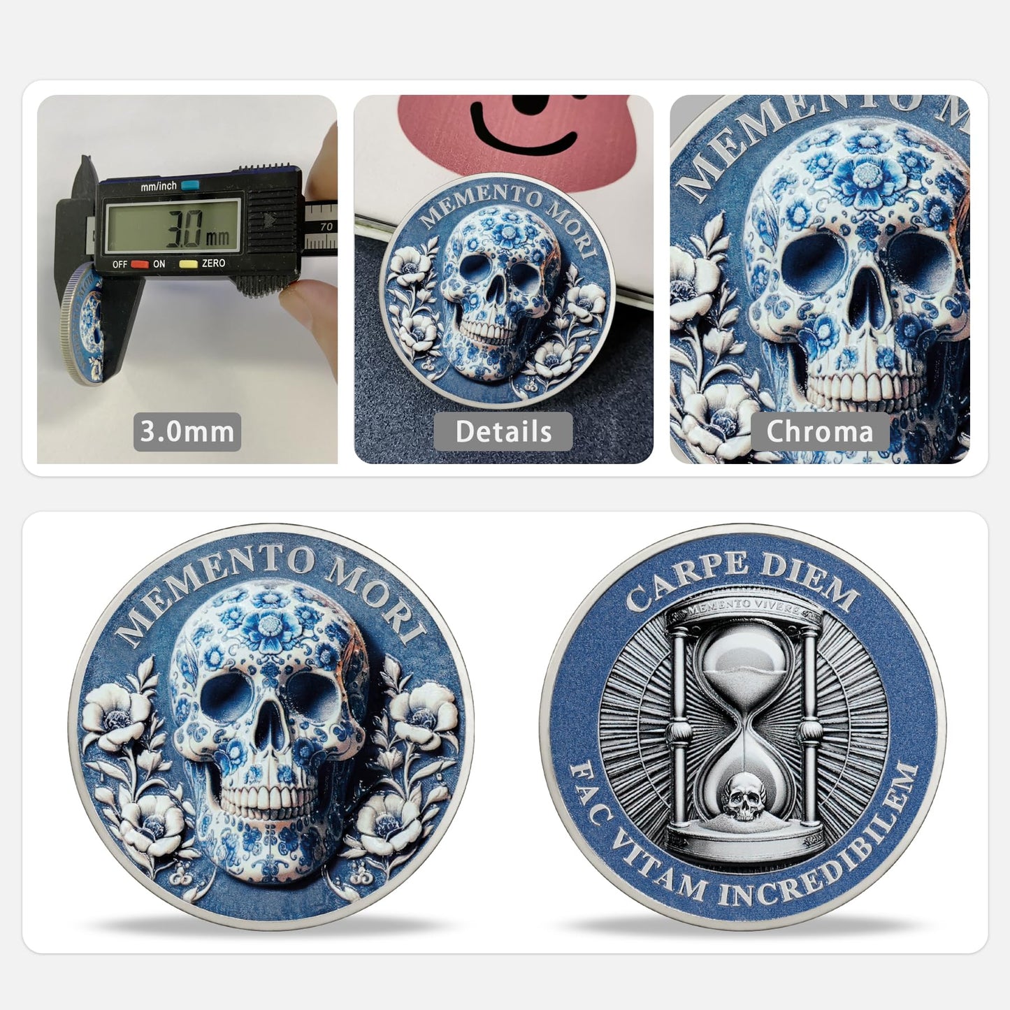 Daily Stoic Practice Inspirational Stoicism Memento Mori Coin mysite