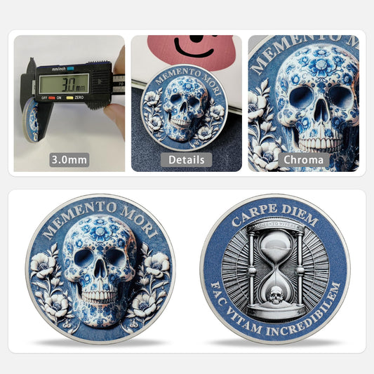 Daily Stoic Practice Inspirational Stoicism Memento Mori Coin mysite