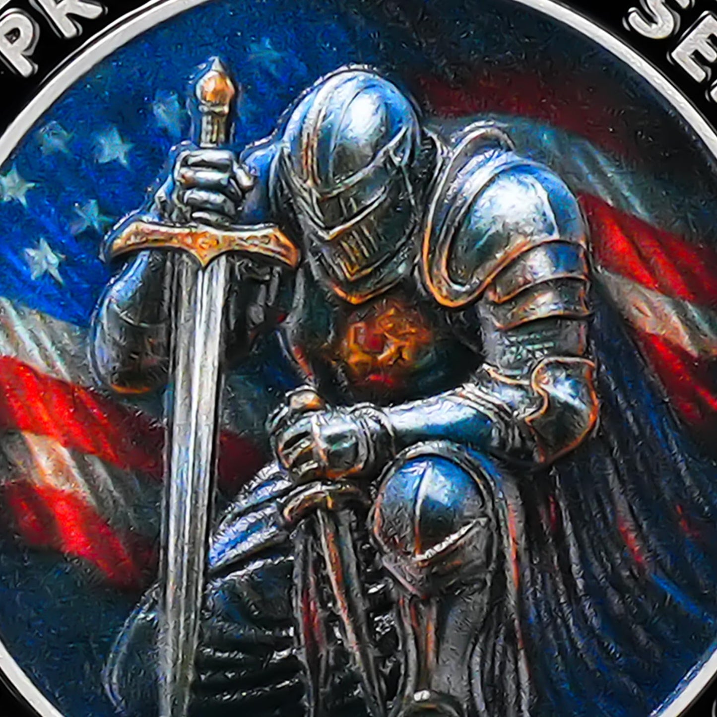 "Knights of Duty" Police Challenge Coin mysite