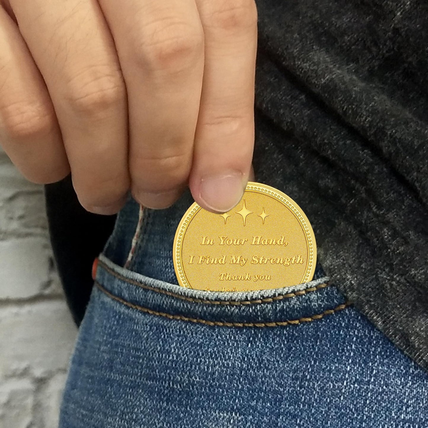 Sunflowers and Stars Father Challenge Coin mysite