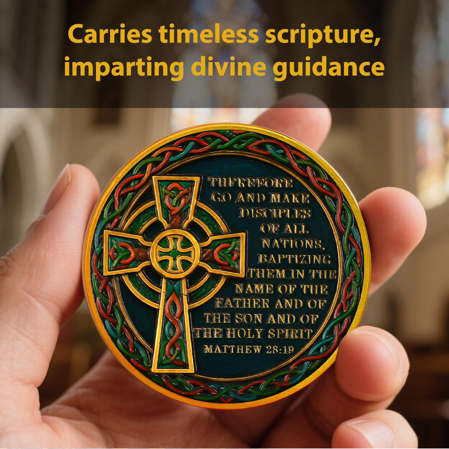 Sacred Christian Challenge Coin mysite
