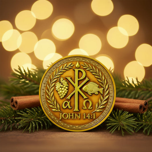 Chi-Rho Christian Challenge Coin mysite