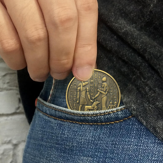 Anubis and Ancient Egyptian Religious Coin mysite