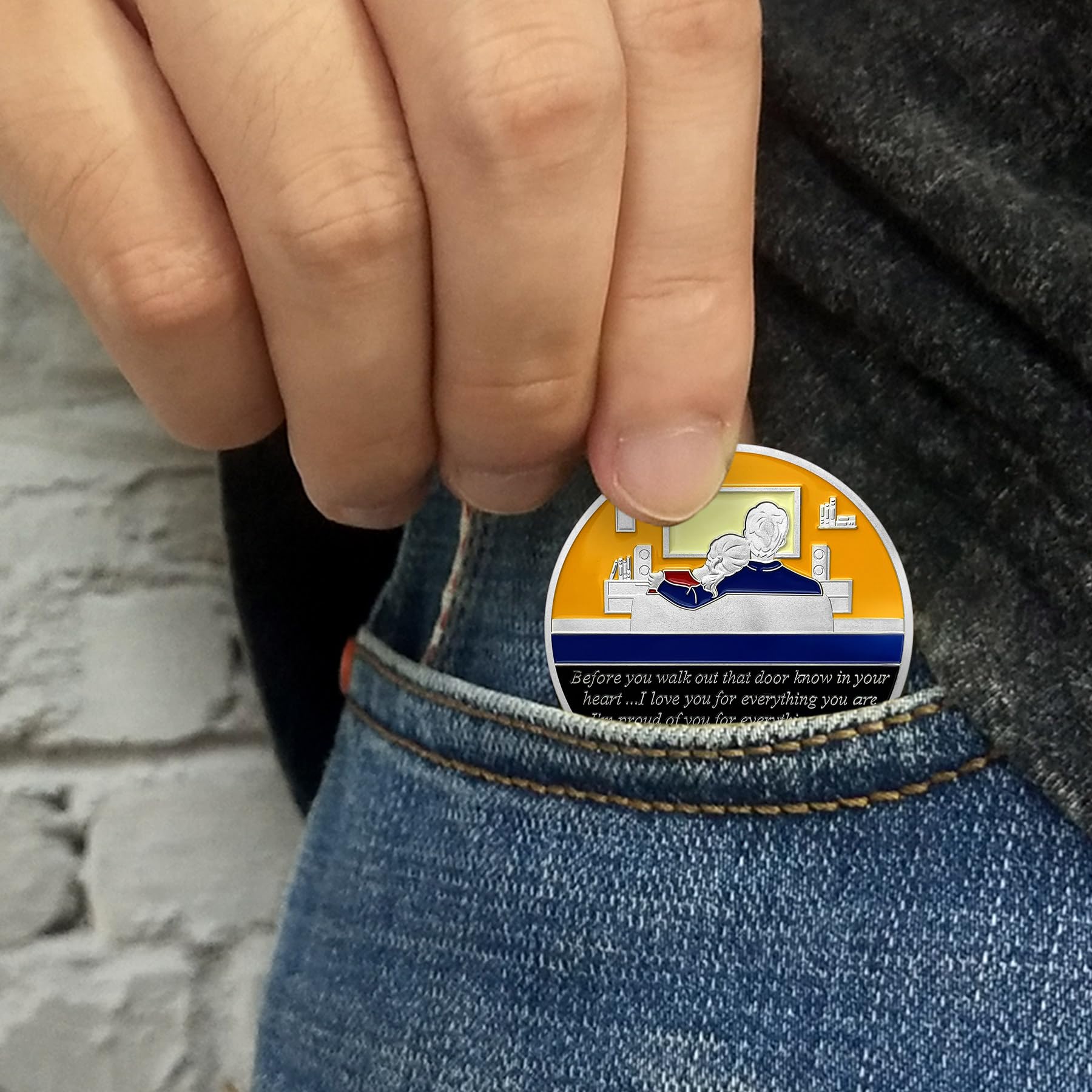 Come Home Safe Police Officer Challenge Coin mysite