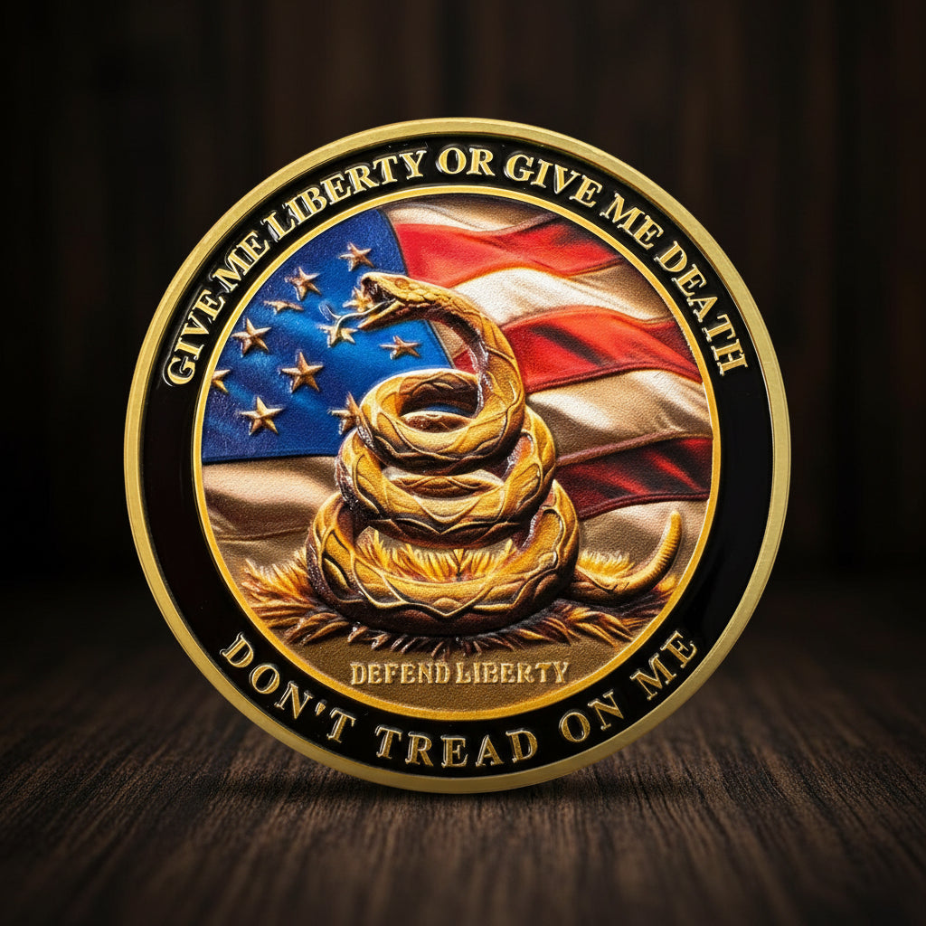 Patriotic Military Challenge Coin mysite
