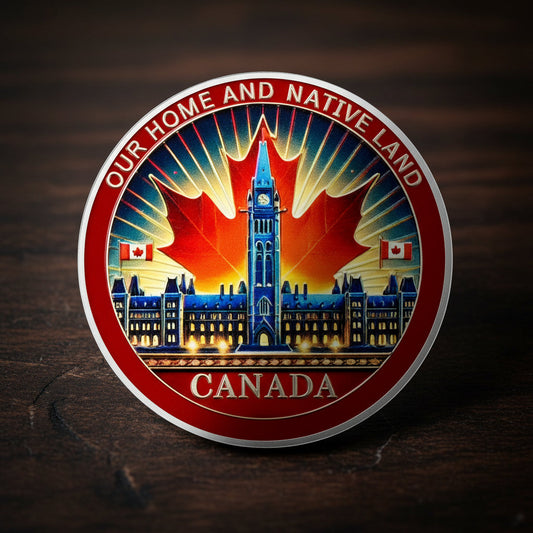 Canadian Parliament & Maple Leaf Challenge Coin mysite