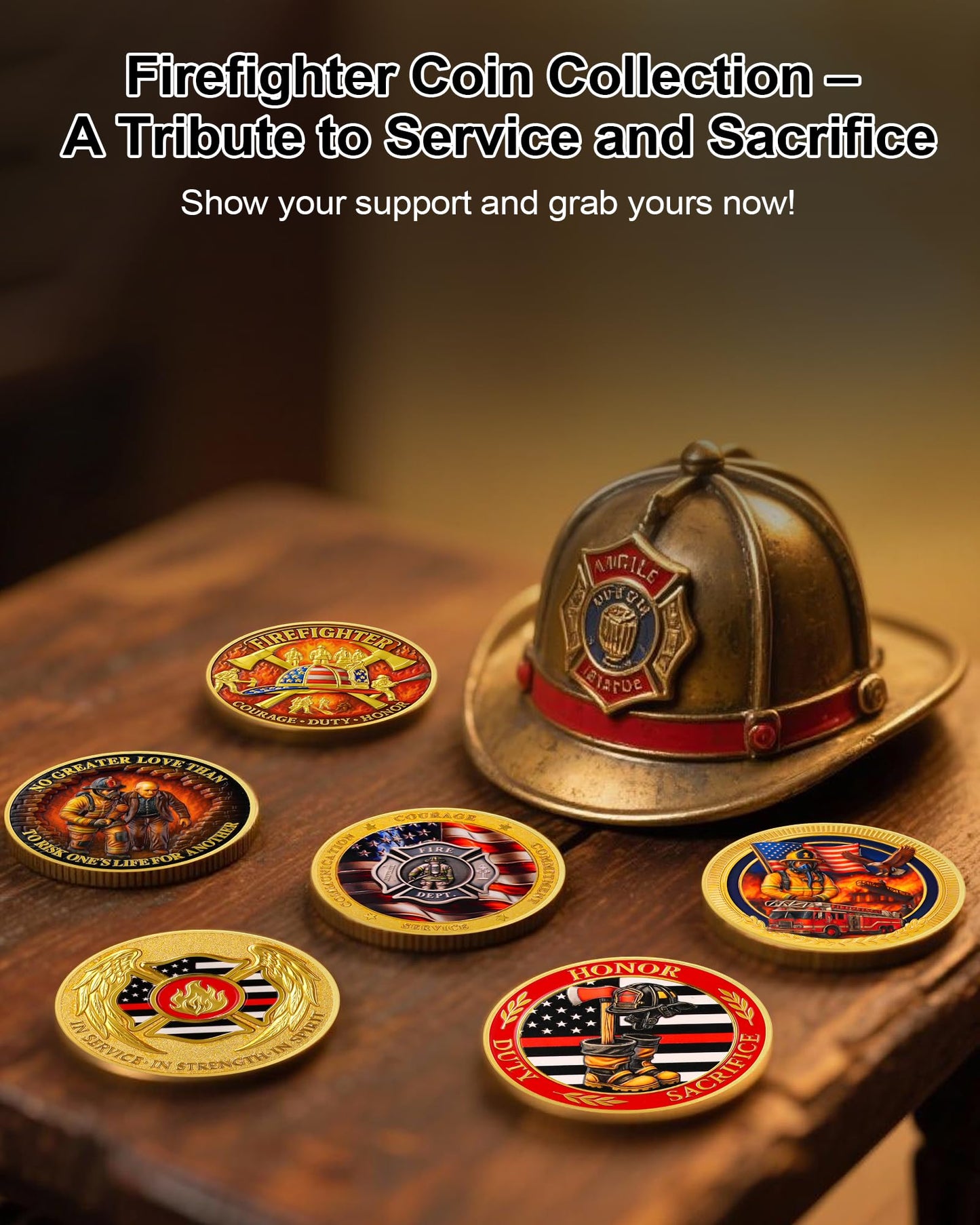 Firefighter Duty Honor Challenge Coin mysite