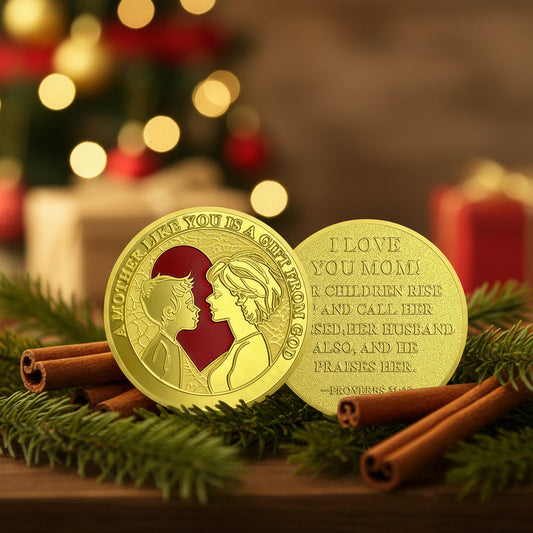 Mother and Son Love Coin I Love You Mom Coin mysite