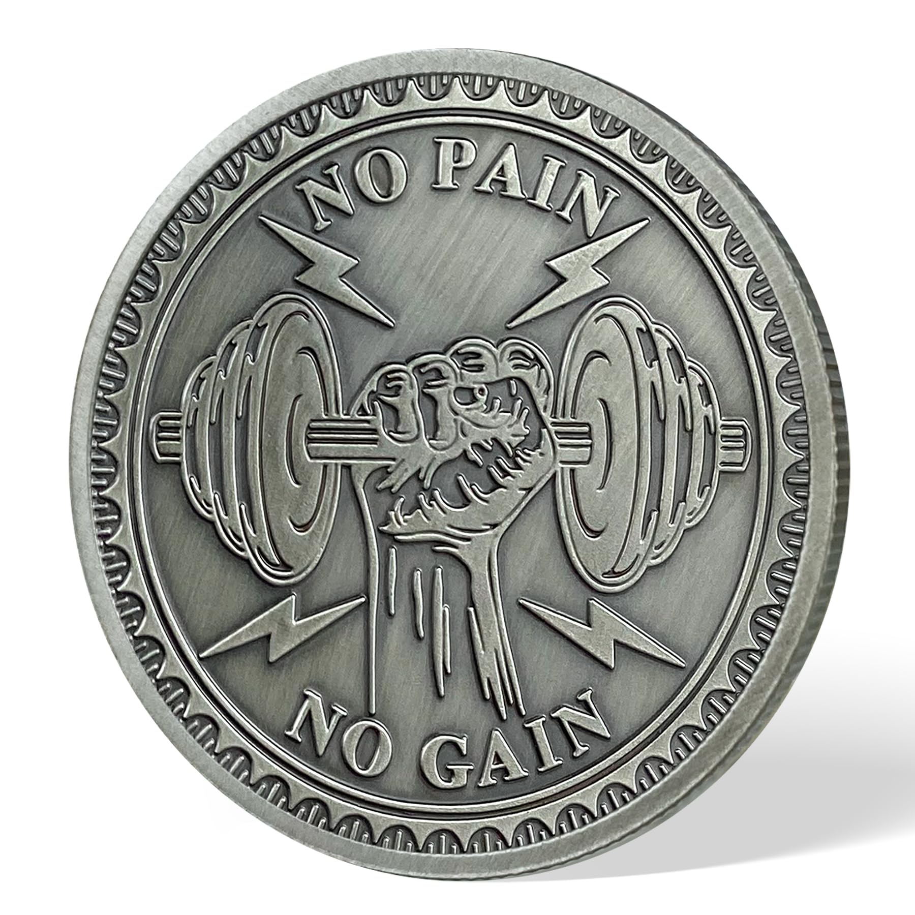 No Pain No Gain Inspiring Coin mysite