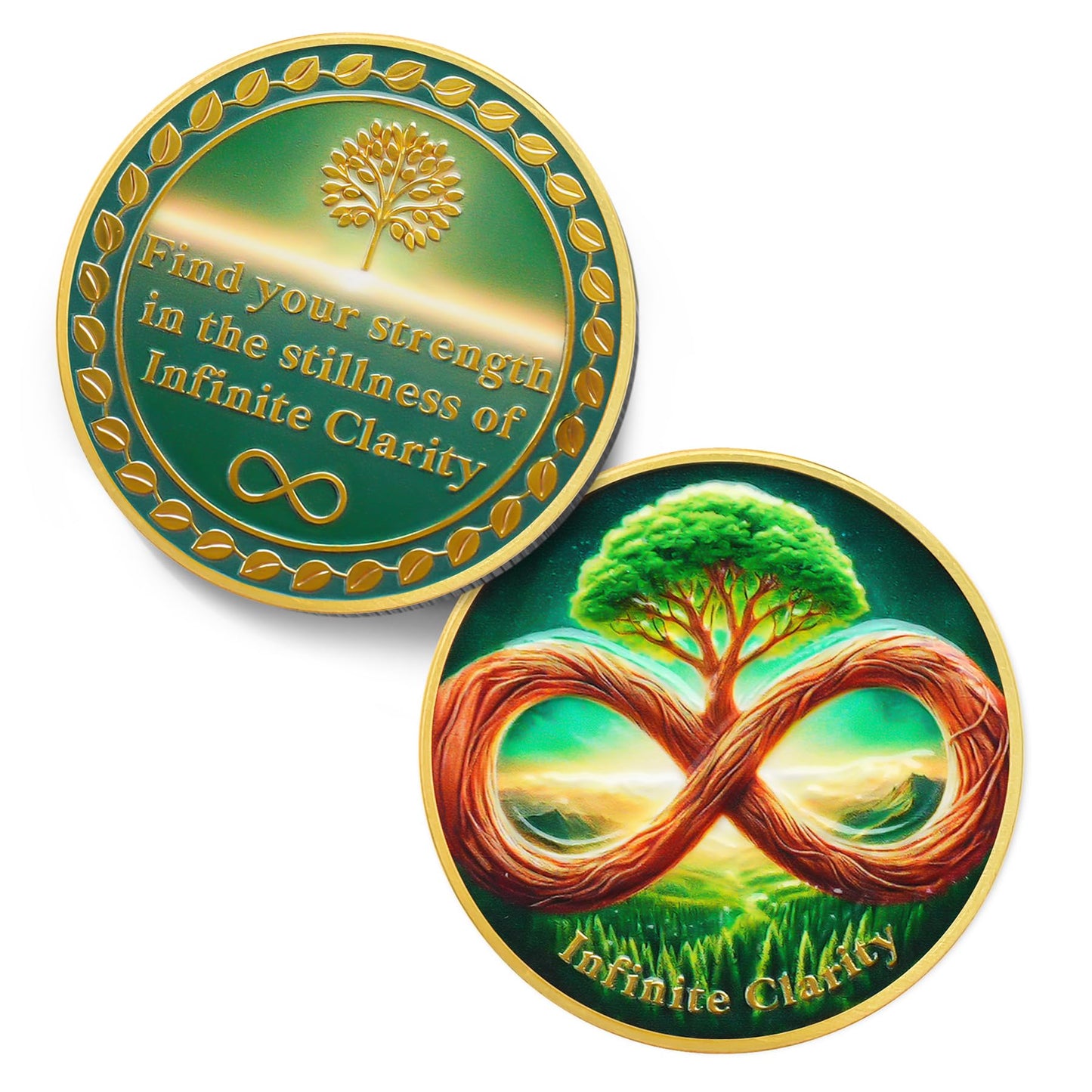 Addiction Recovery Infinite Growth Tree of Life Sobriety Coins mysite