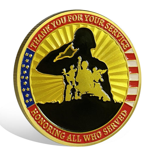 AtSKnSK Military Challenge Coin Veteran Coin mysite