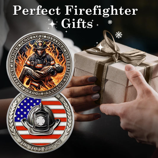 Honor Fire Department Rescue Praye Challenge Coin mysite