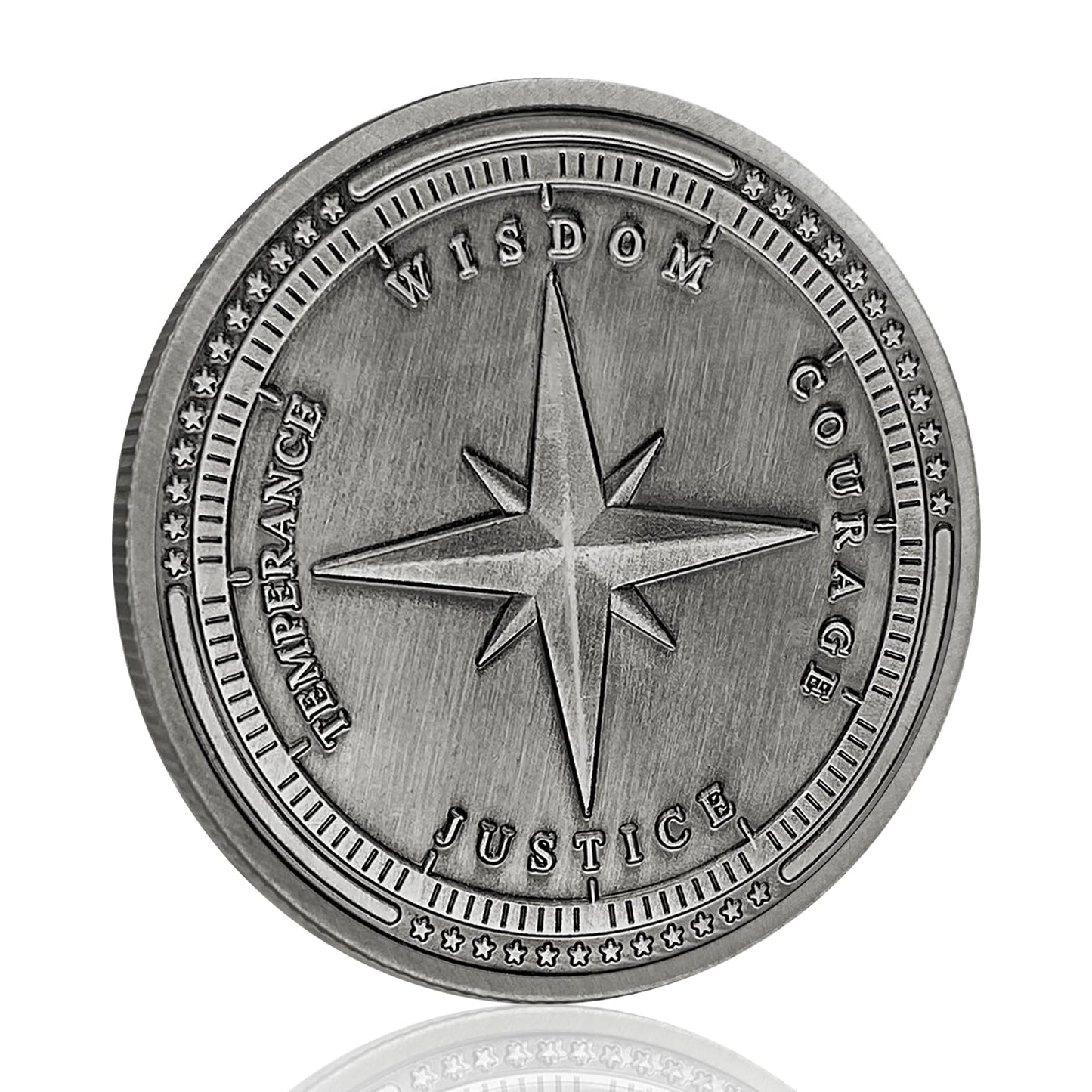 Cardinal virtues coin four virtues Stoic coin mysite